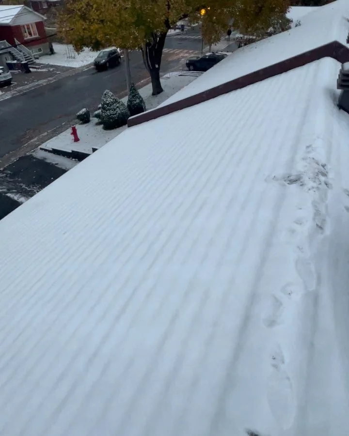 Throwback to last year in November, race against the weather.🌨️☀️🌨️