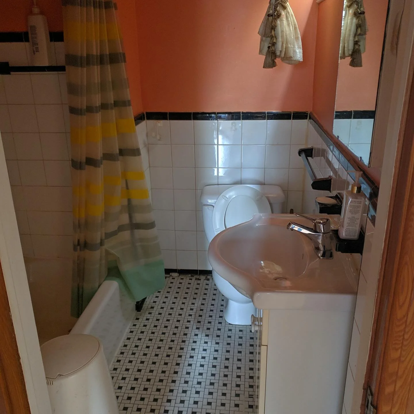 1960s remodel to modern times. Brought more functionality and light to the unit.