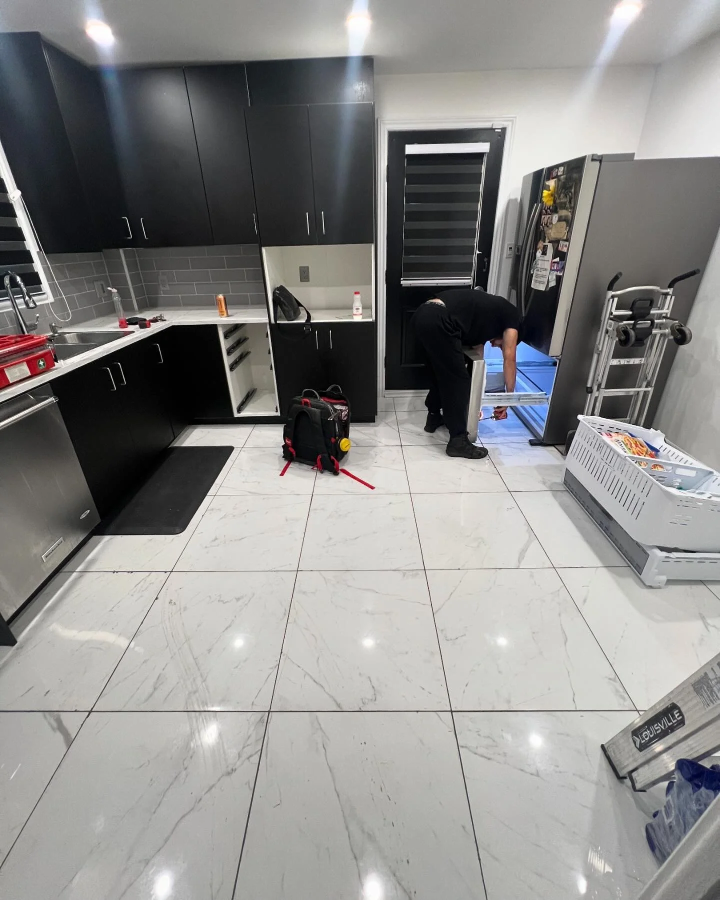 Broken tiles, improper installations and uneven floors.
Tore it down to the joists to build it back up.
Do it right or don&rsquo;t do it at all. 🫵🏼💪🏼