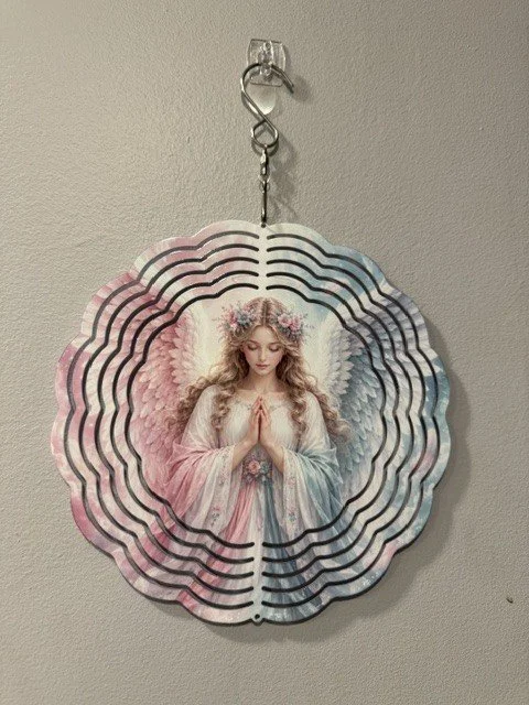 Heavenly Angel Wind Spinner 8 inch