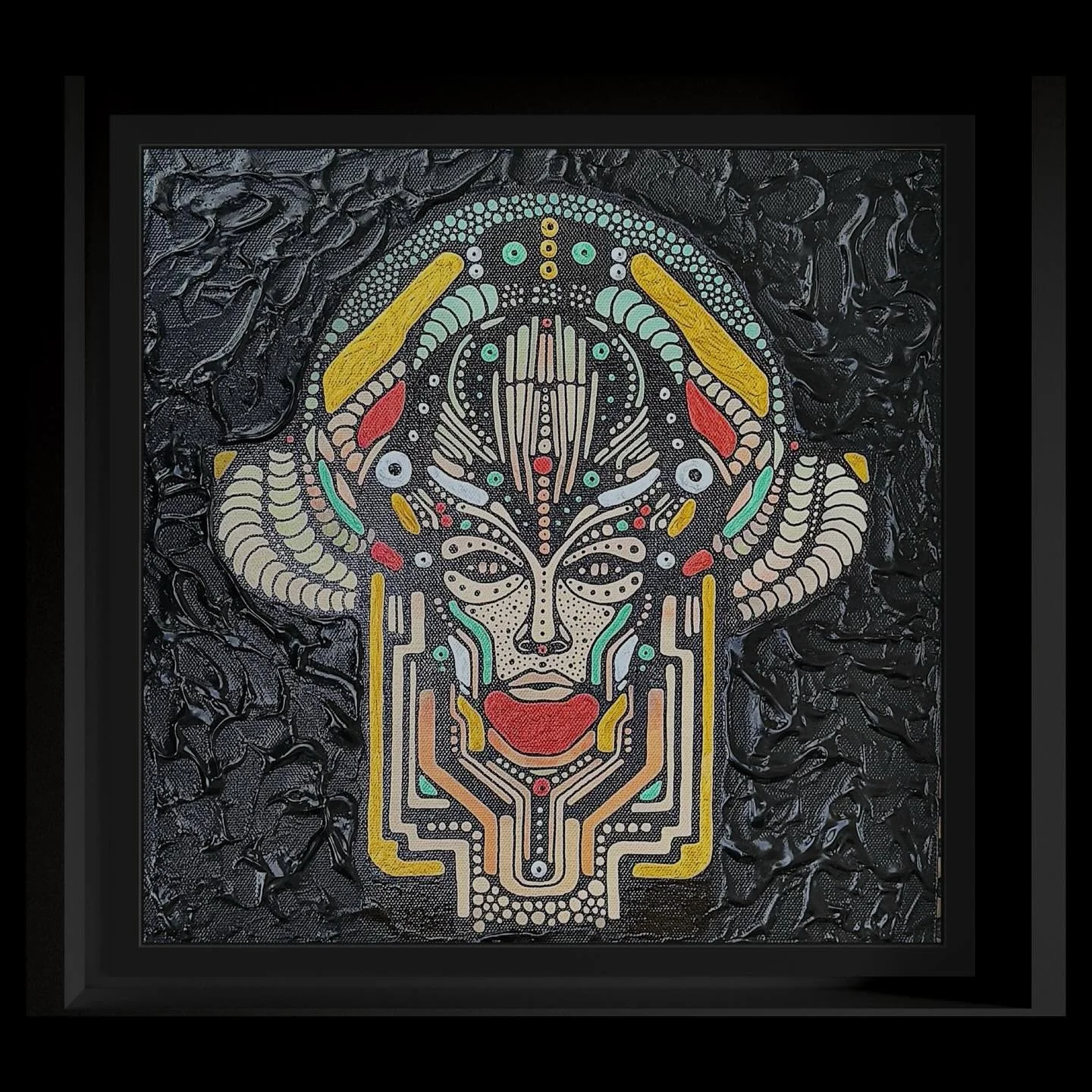 12 x 12 x .75&rdquo; Mixed Media on Canvas w/Wood Panel Backing | Ready to Hang

@nicholemontgomery.art (2024 - 2025)

This work will be available 10.01 &ndash; 12.18.2025 at @edmondfinearts Corner Gallery.

This is Neuro Art Deco. My NeuroLines.Art 