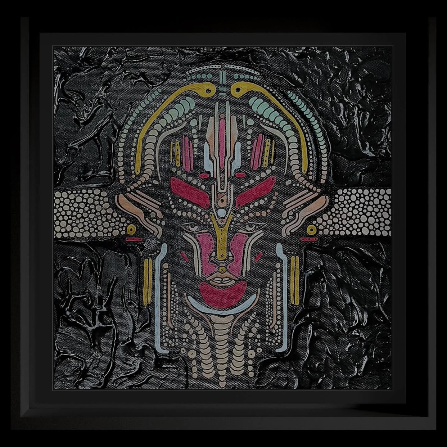 12 x 12 x .75&rdquo; Mixed Media on Canvas w/Wood Panel Backing | Ready to Hang

@nicholemontgomery.art (2024 - 2025)

This work will be available 10.01 &ndash; 12.18.2025 at @edmondfinearts Corner Gallery.

This is Neuro Art Deco. My NeuroLines.Art 