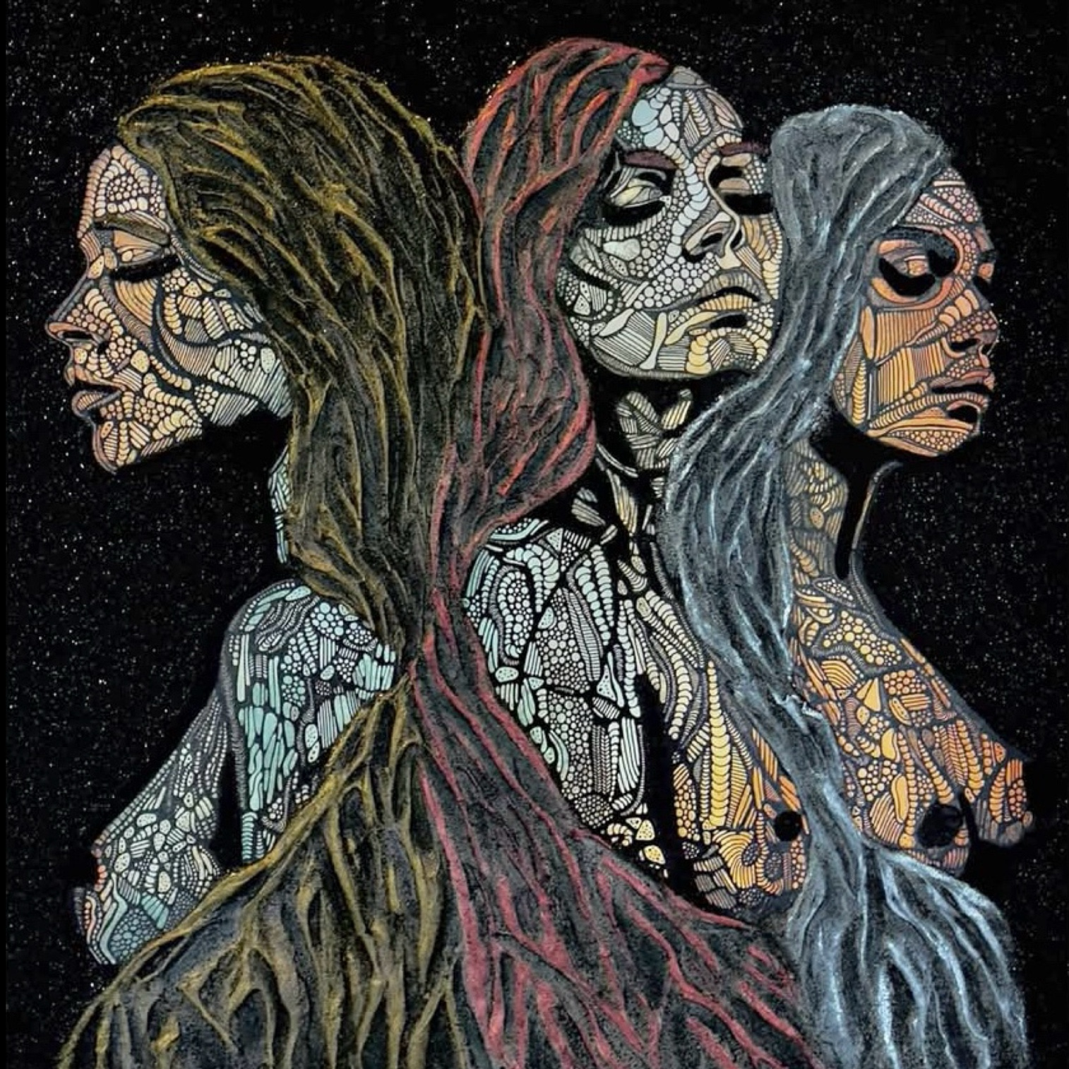 The Three Graces by artist Nichole Montgomery