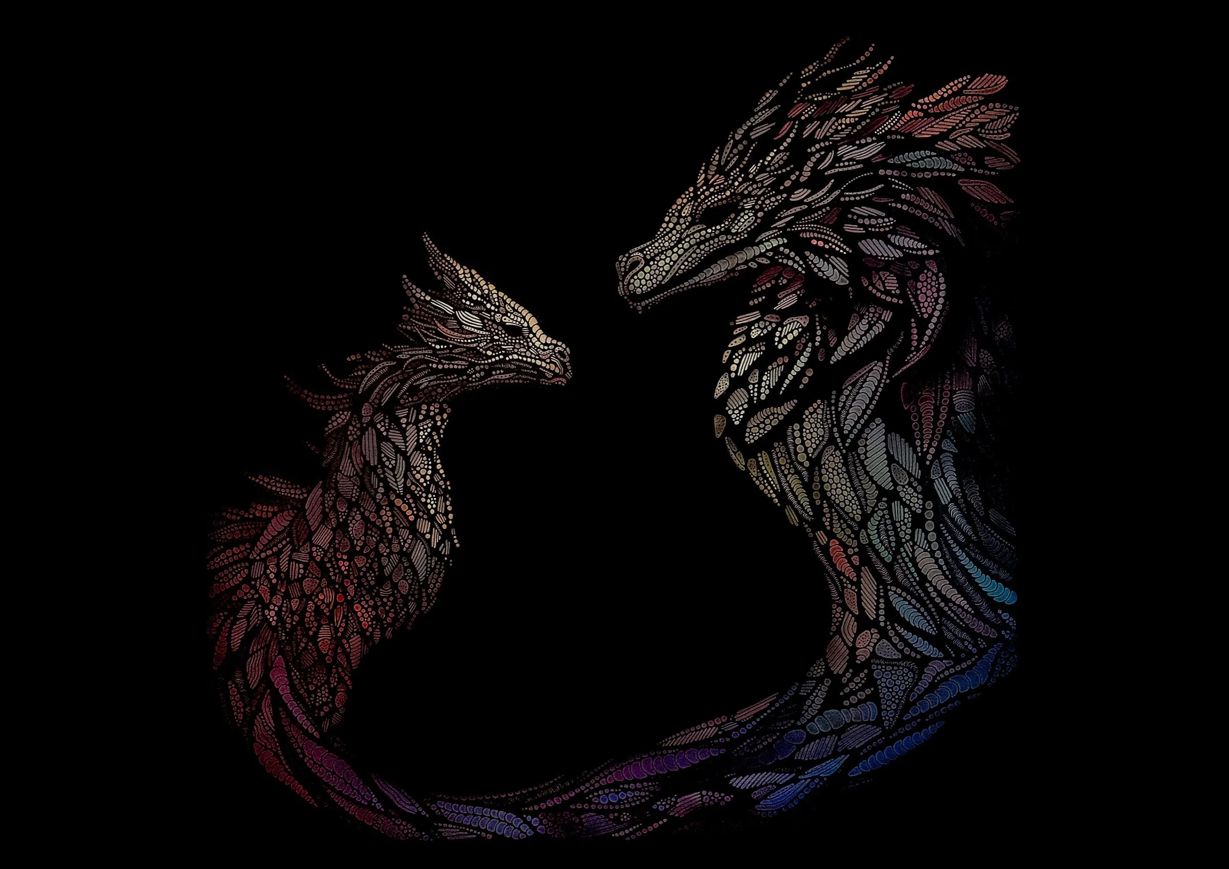 Sea horses mixed media by artist nichole montgomery