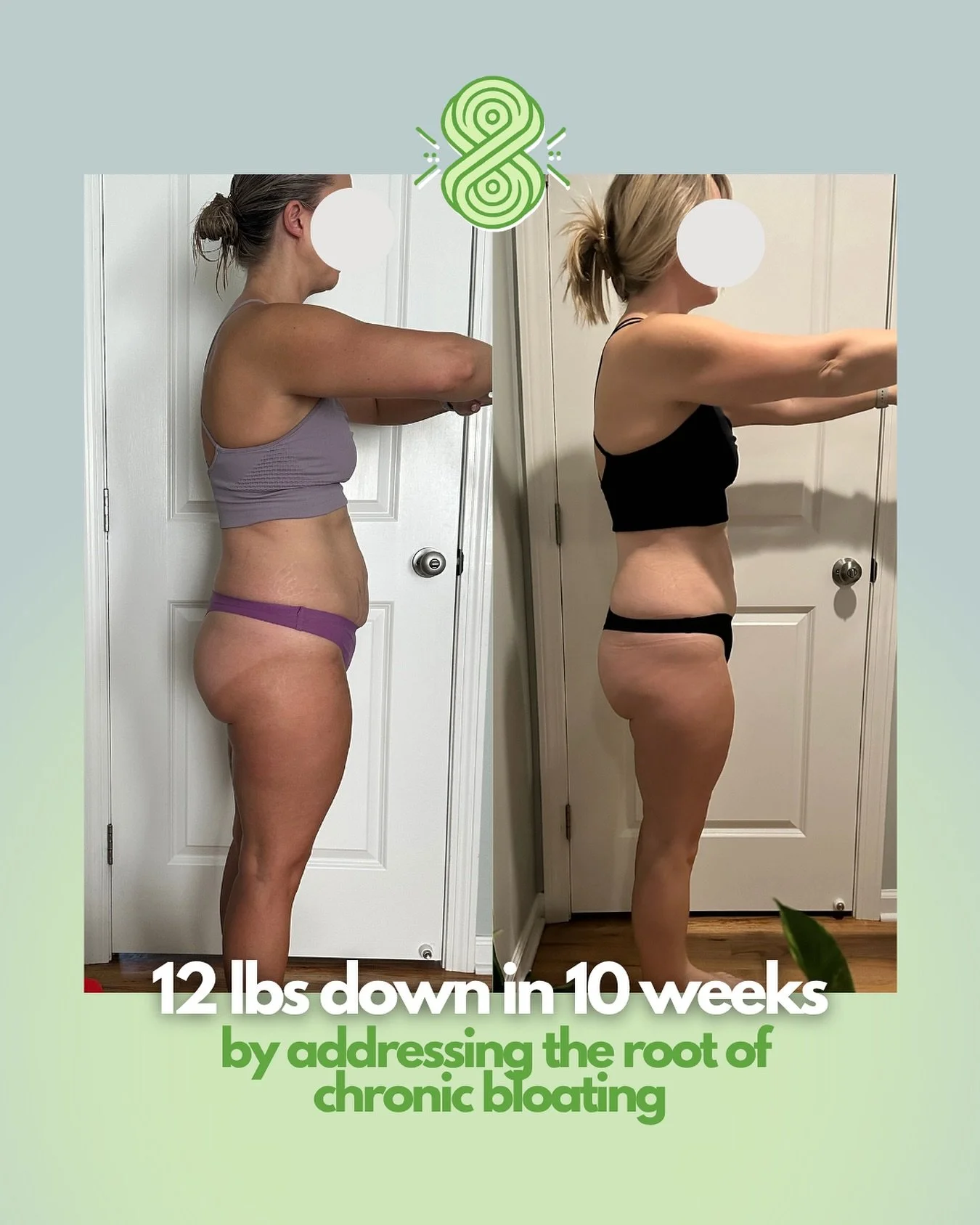 This client came in struggling with chronic bloating and all she wanted was to finally see the results she&rsquo;d be working hard for

It seemed like everything made her digestion worse.

Every time she dieted, ramped up cardio, and tried to push ha
