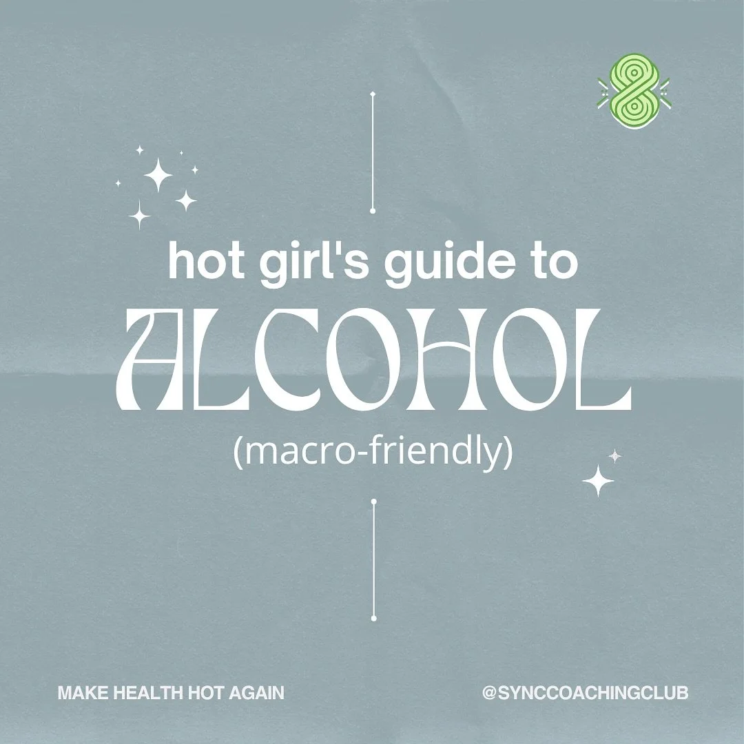 Tis the season!! And with that comes a million happy hours, christmas parties, friendsgivings, and all the festivities!🎄🎅🏼🦃✨

Most people understand how to navigate food but maybe struggle to recognize how much alcohol can impact your goals as we