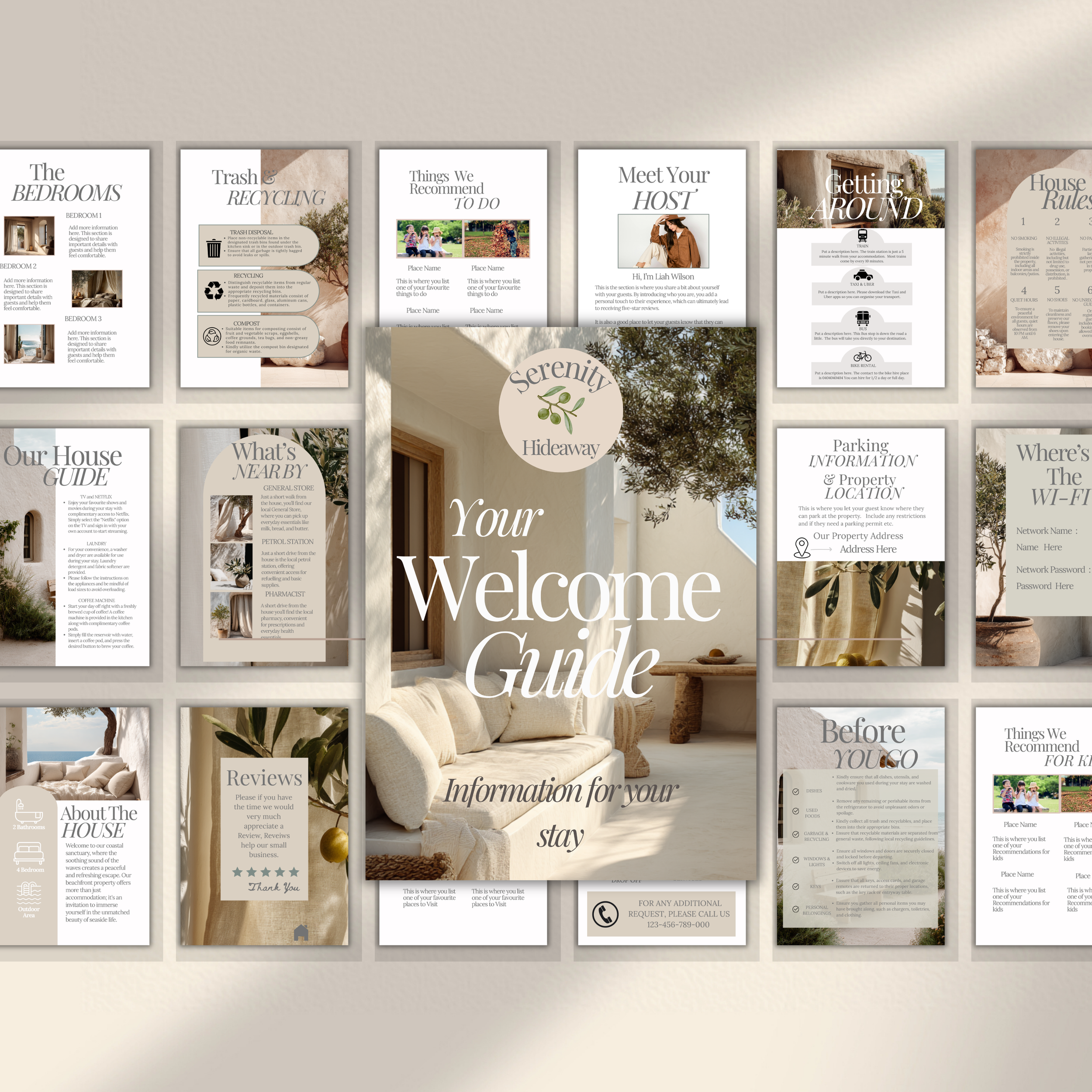 The Interactive + Printable Airbnb Guest Guide Bundle