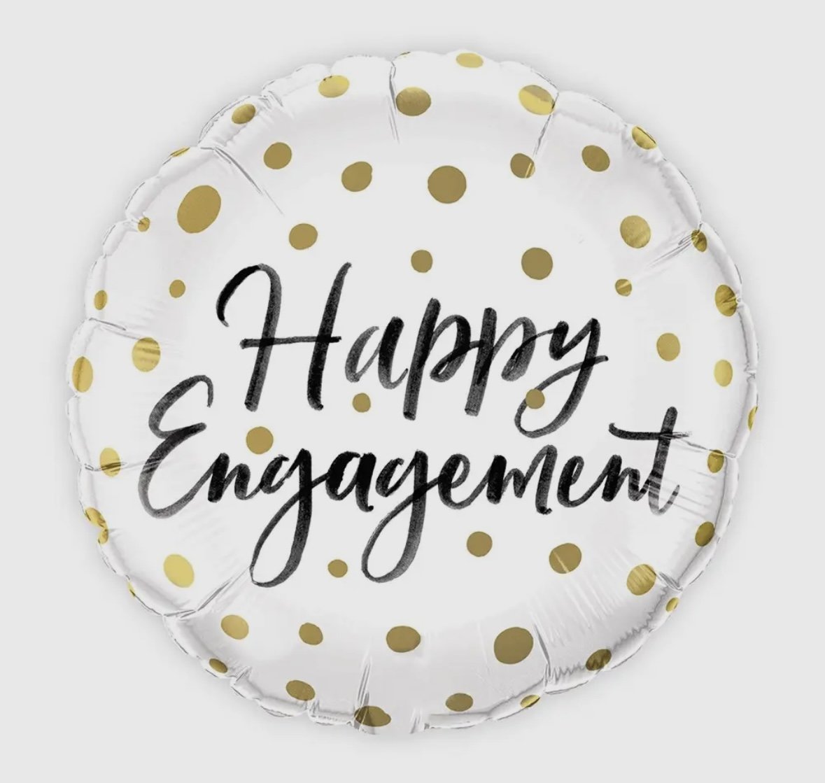 Happy Engagement Mylar Foil Balloon