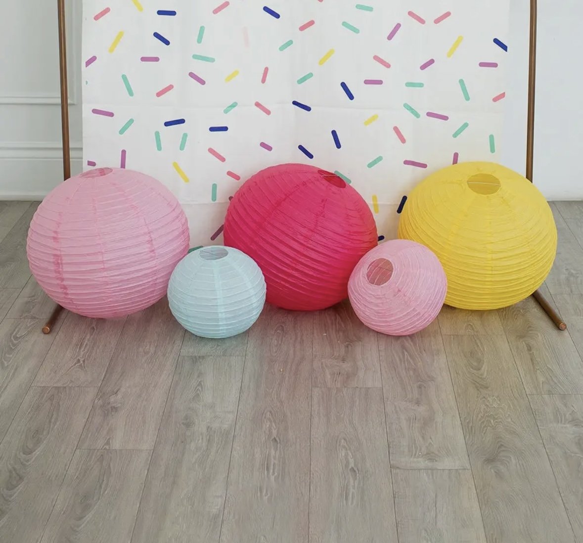 Small Round Paper Lanterns