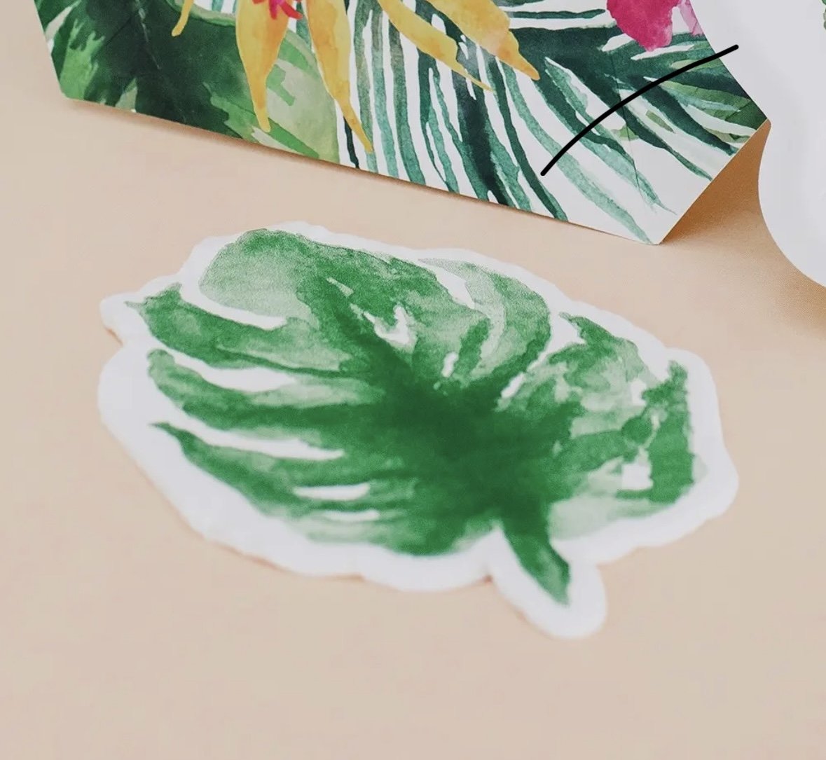Monstera Leaf Party Napkin
