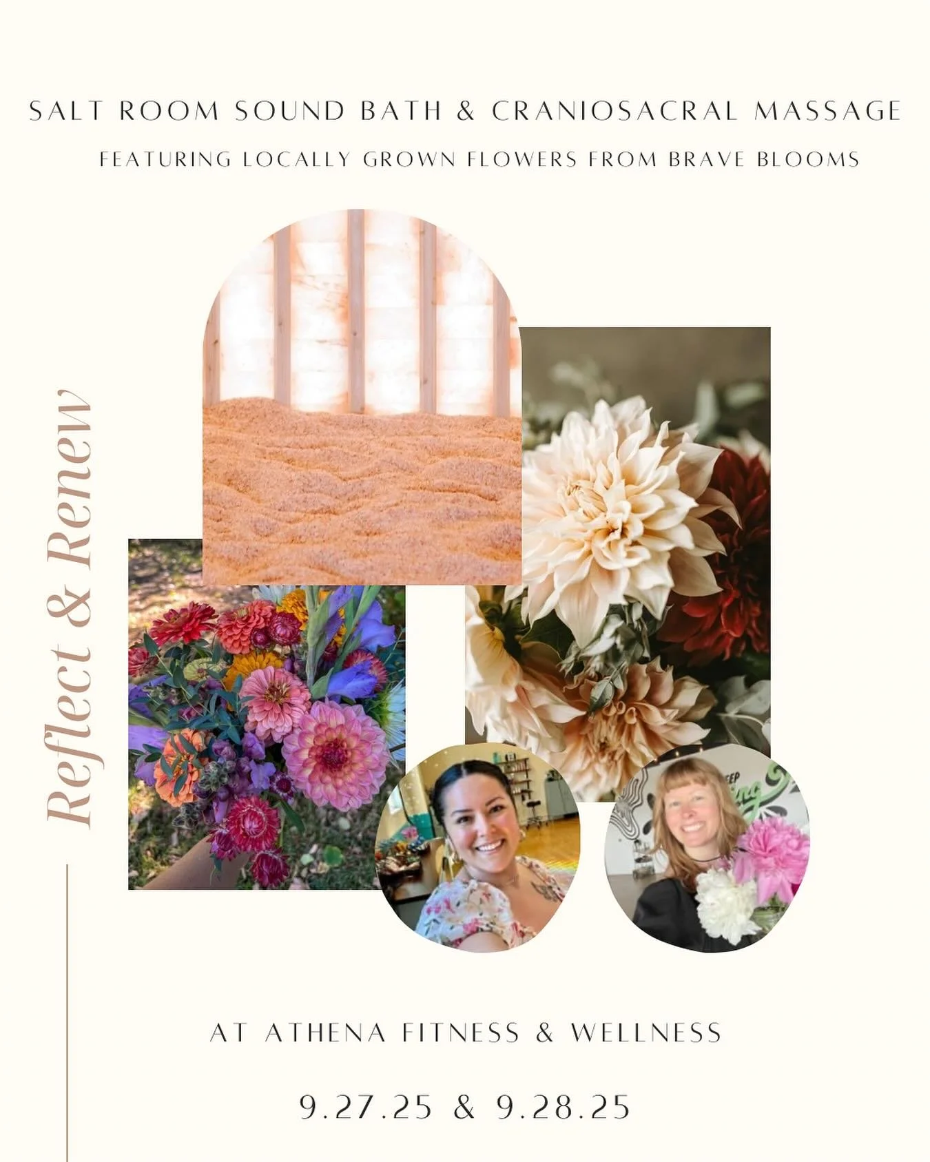 Reflect &amp; Renew ✨🌿

We&rsquo;re excited to be collaborating with Alaycia (@alayciadoesmyhair) and Melissa (@_melissashafer_ ) for their Autumn Equinox event &mdash; an immersive experience of craniosacral massage and sound healing. Timed near th