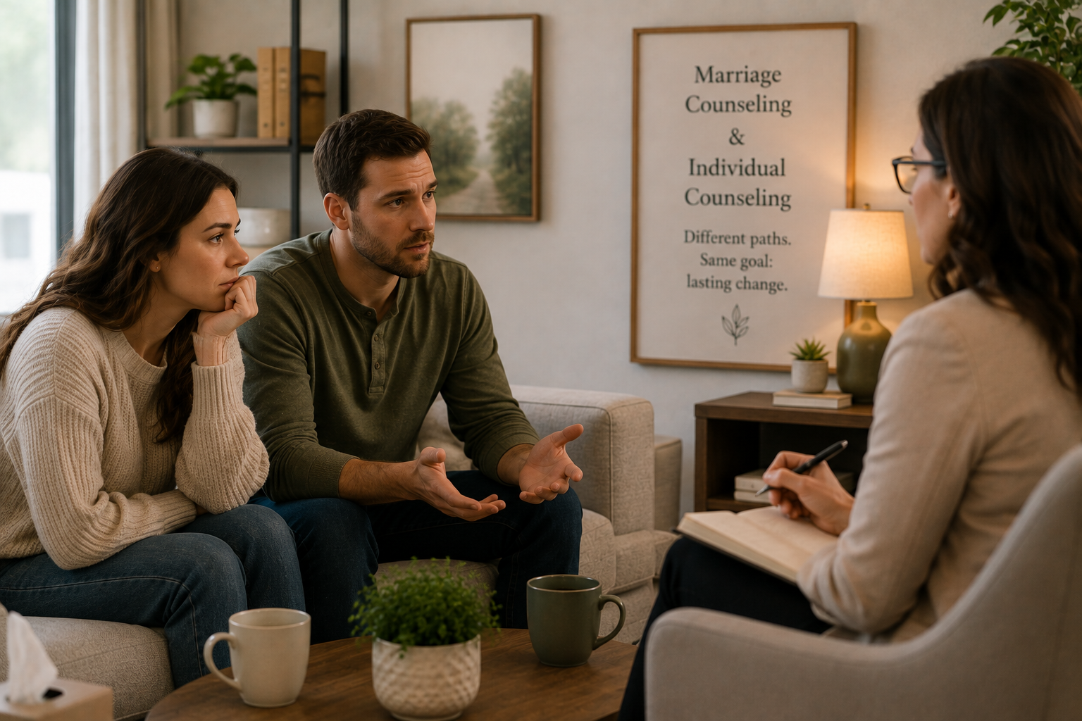 Marriage Counseling vs. Individual Therapy: Which Is Right for You?