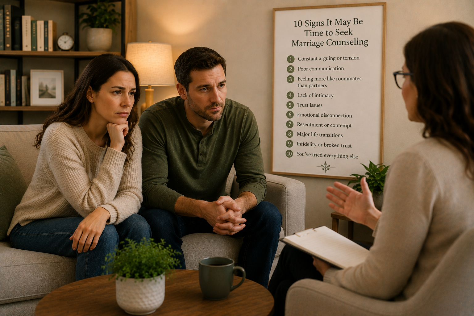 10 Signs It May Be Time to Seek Marriage Counseling