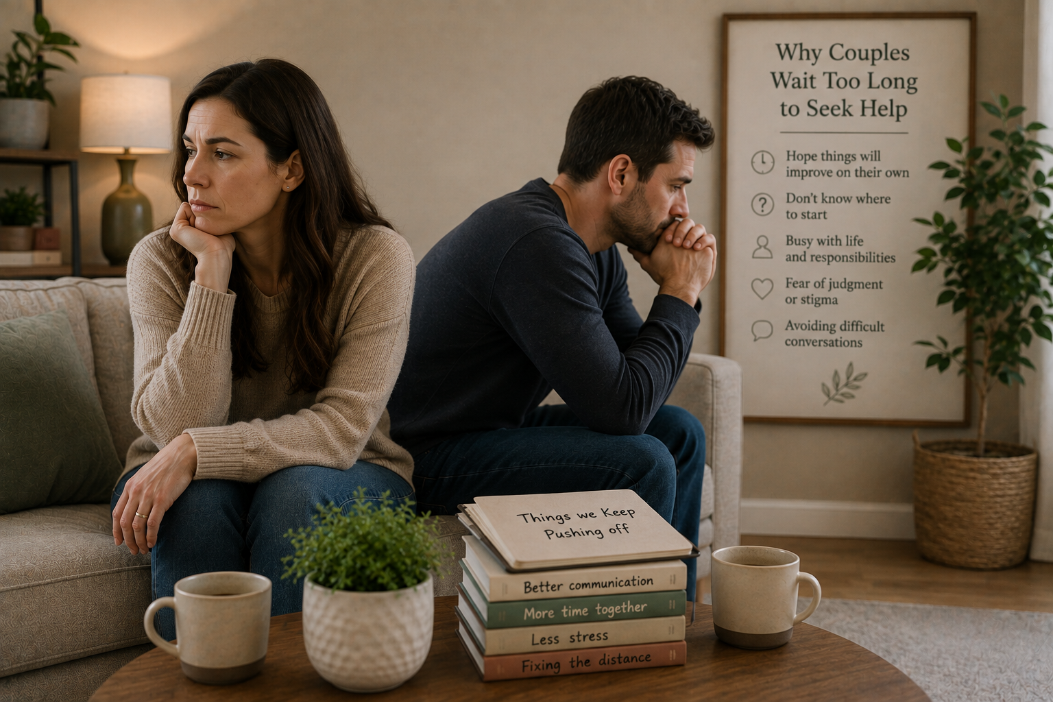 Why Couples Wait Too Long to Seek Marriage Counseling (And Why It Matters)