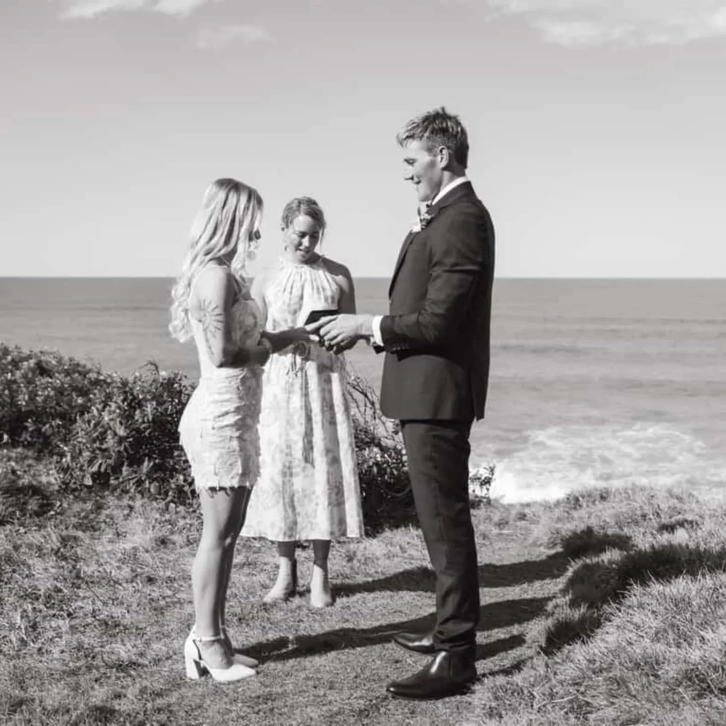 Exchanging V O W S 
Every vow, a promise. 
Every word, a lifetime of commitment.

For always in all ways. 

D&amp;T 

Photographer ~ @bygemma.photography 
MUA ~ @laurabell_beauty 
Hair ~ @samshaironsunset 
Florist ~ @lotusfloralstudio 
Dress ~ @aston