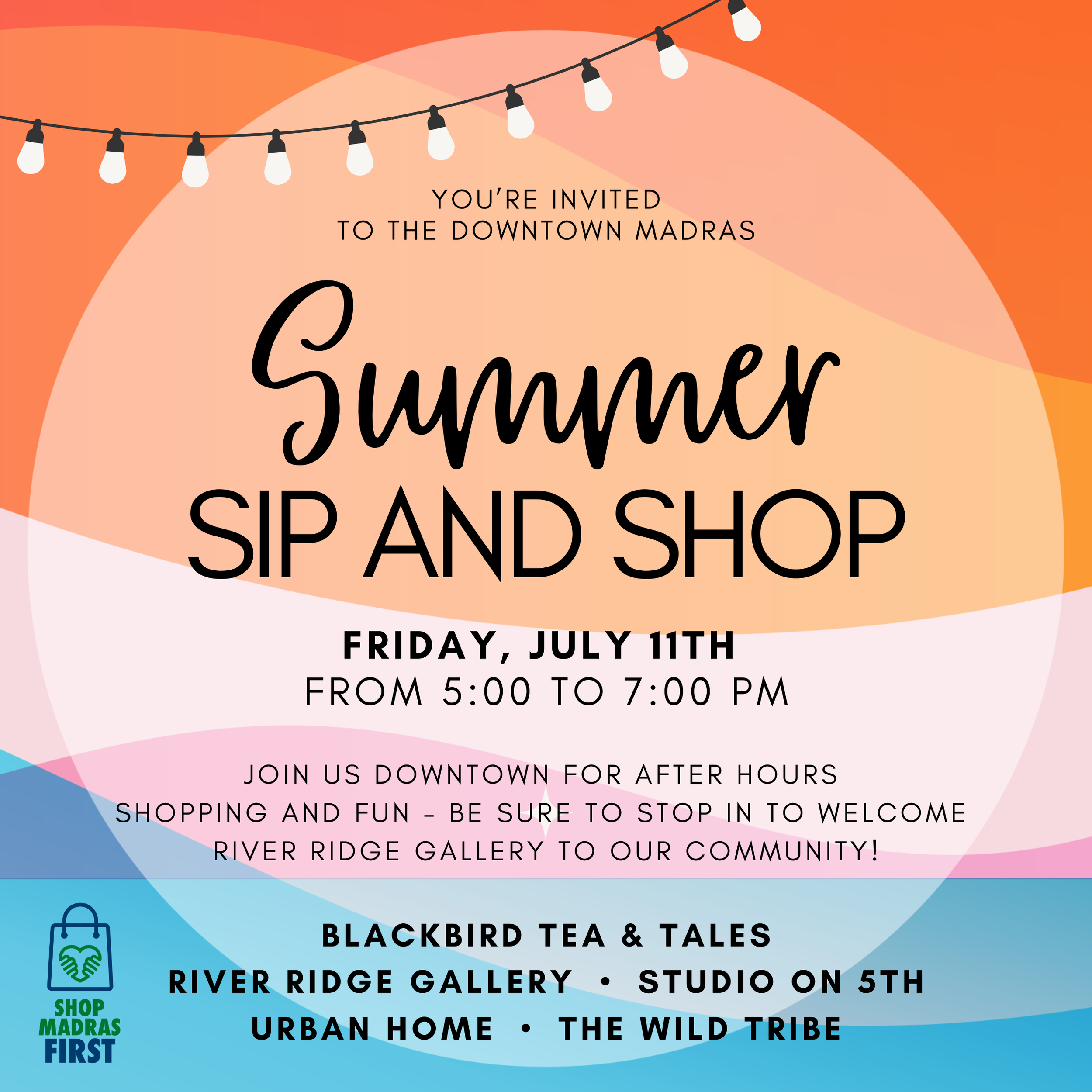 Madras Shop Small Sip & Shop Event