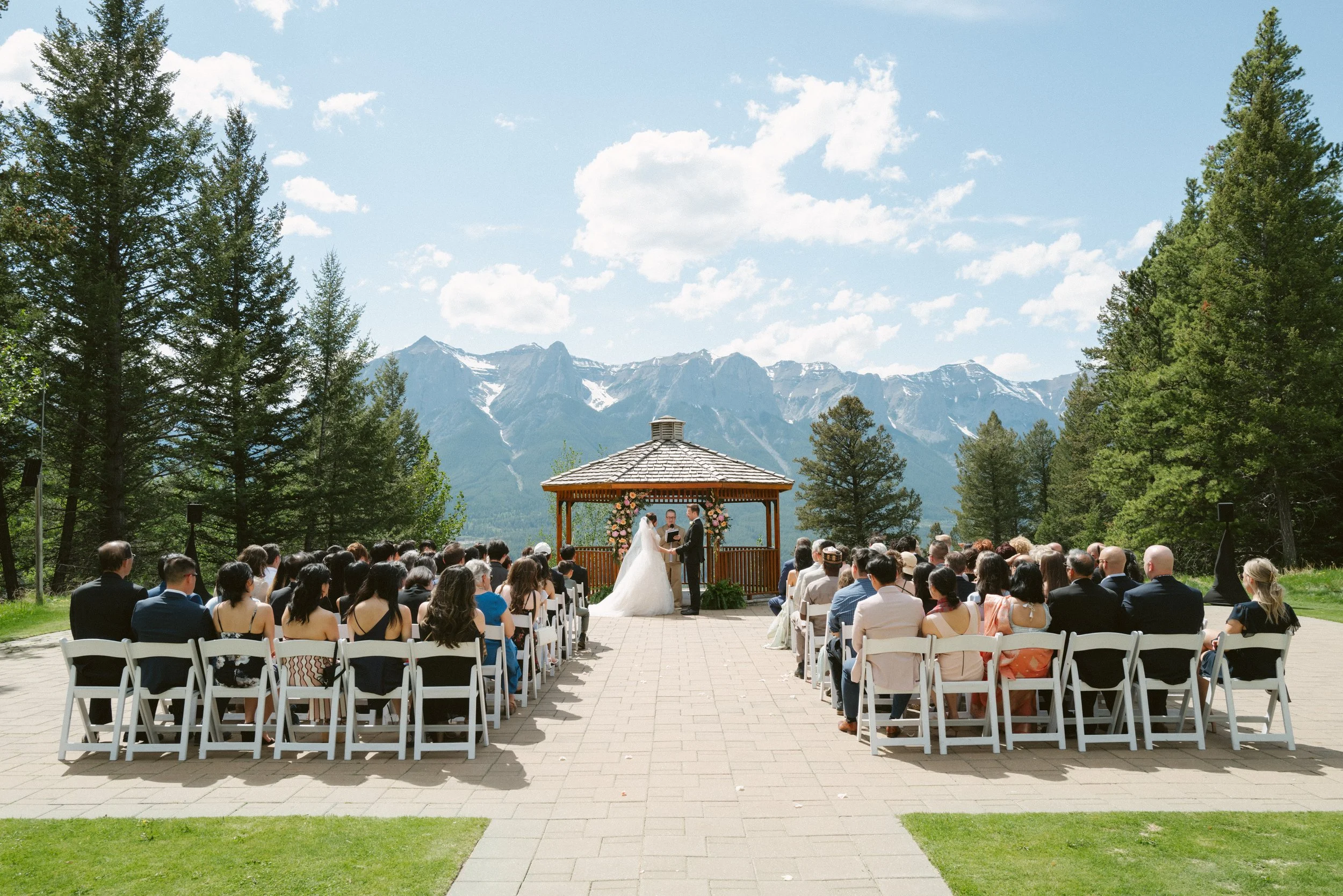 Silvertip wedding ceremony Canmore
