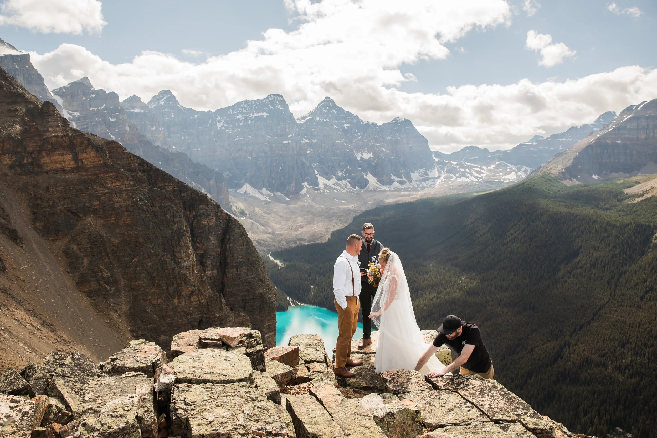 Moraine Lake Hike Elopement