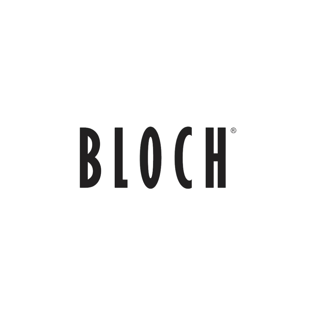 Bloch logo in black capital letters on a transparent background.