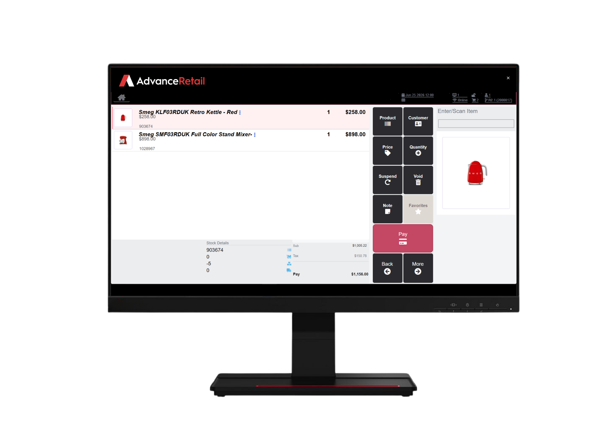 AdvanceRetail Point of Sale (POS)