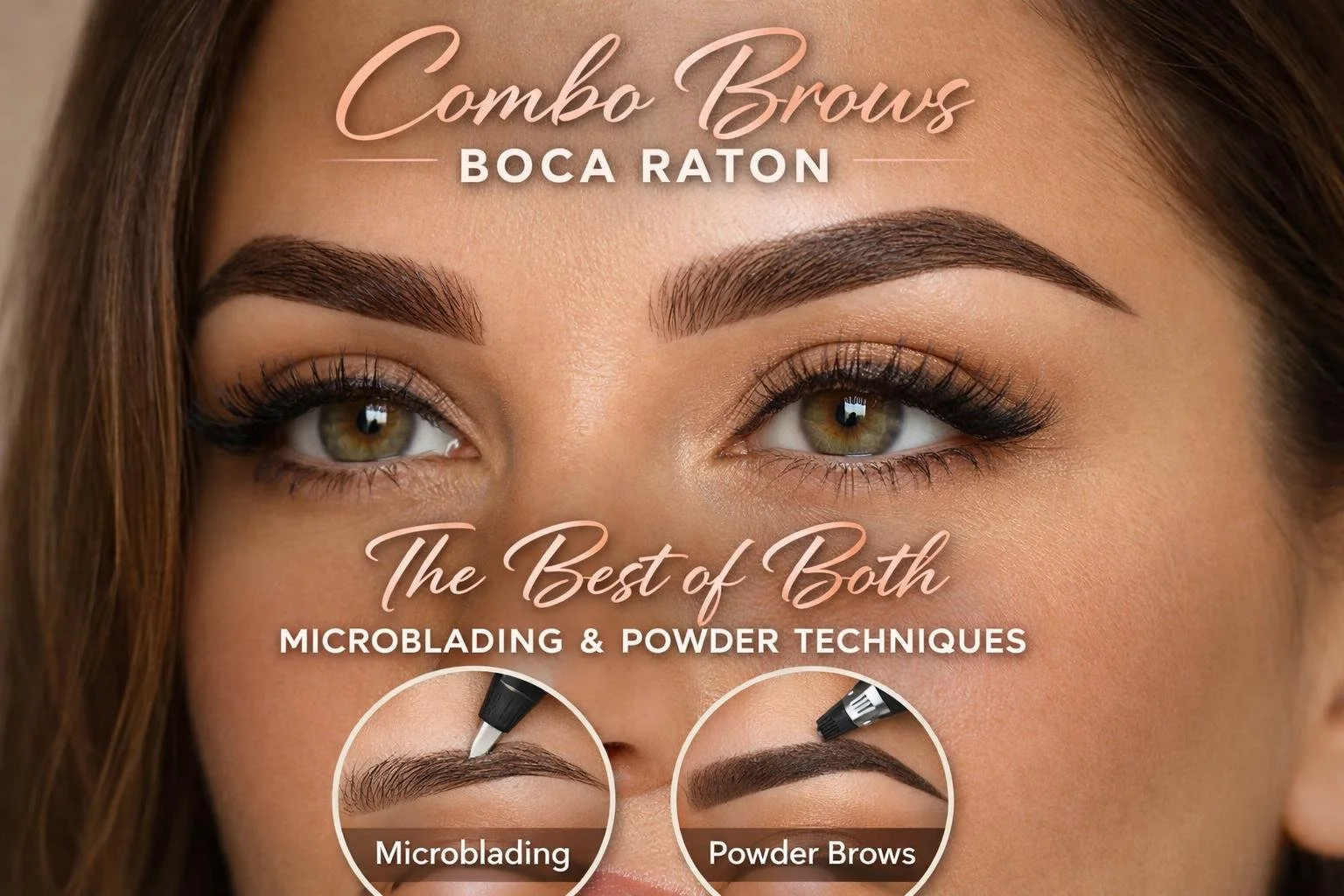 Combo Brows Boca Raton: The Best of Both Microblading and Powder Techniques
