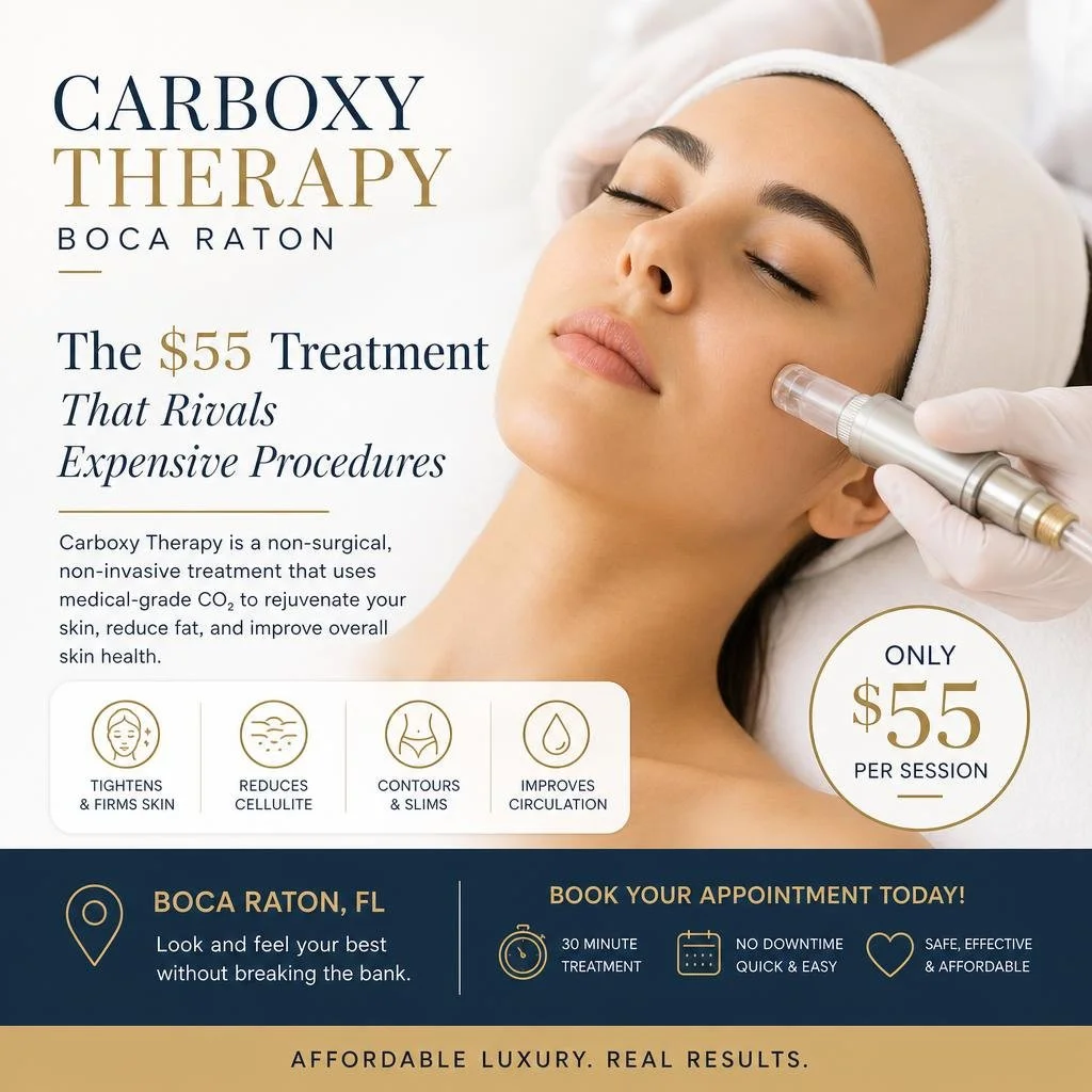 Carboxy Therapy Boca Raton: The $55 Treatment That Rivals Expensive Procedures