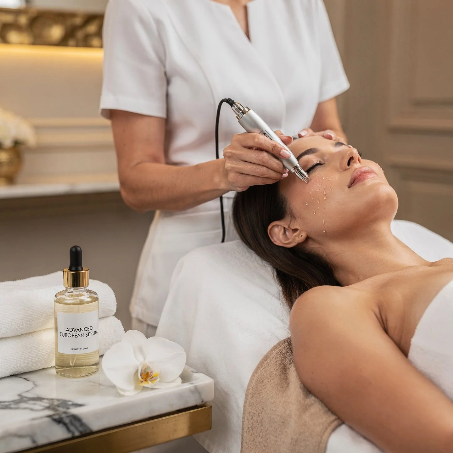 Microneedling Luxury Treatment with serum from Europe