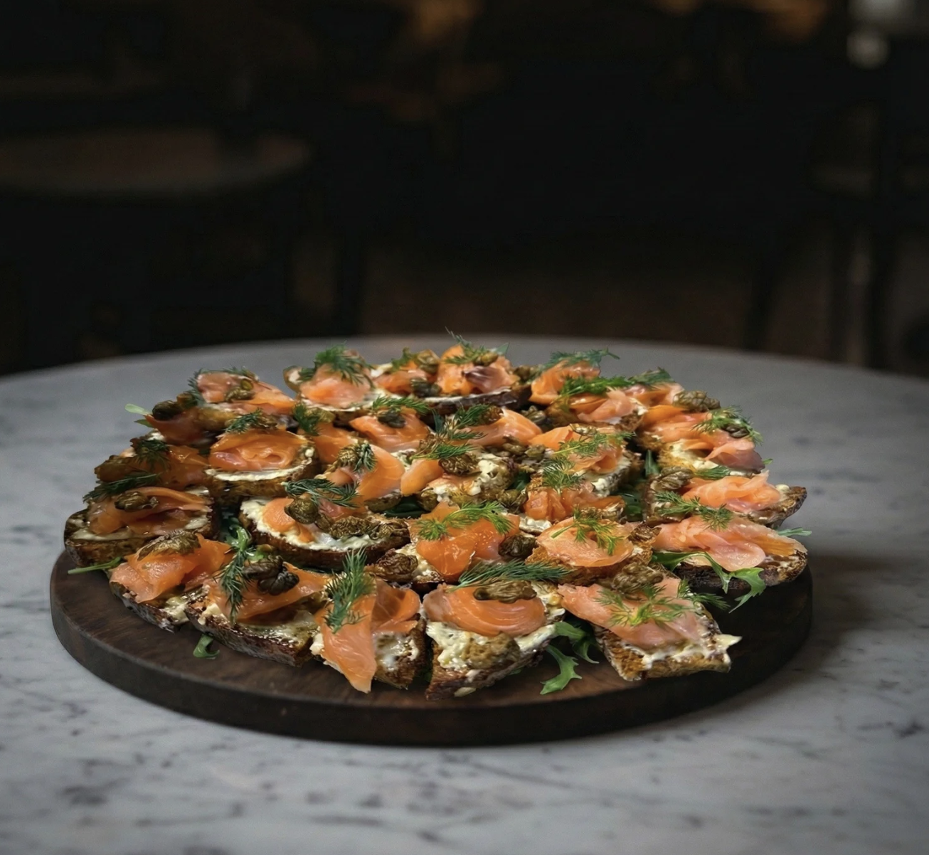 Signature Smoked Salmon Bites