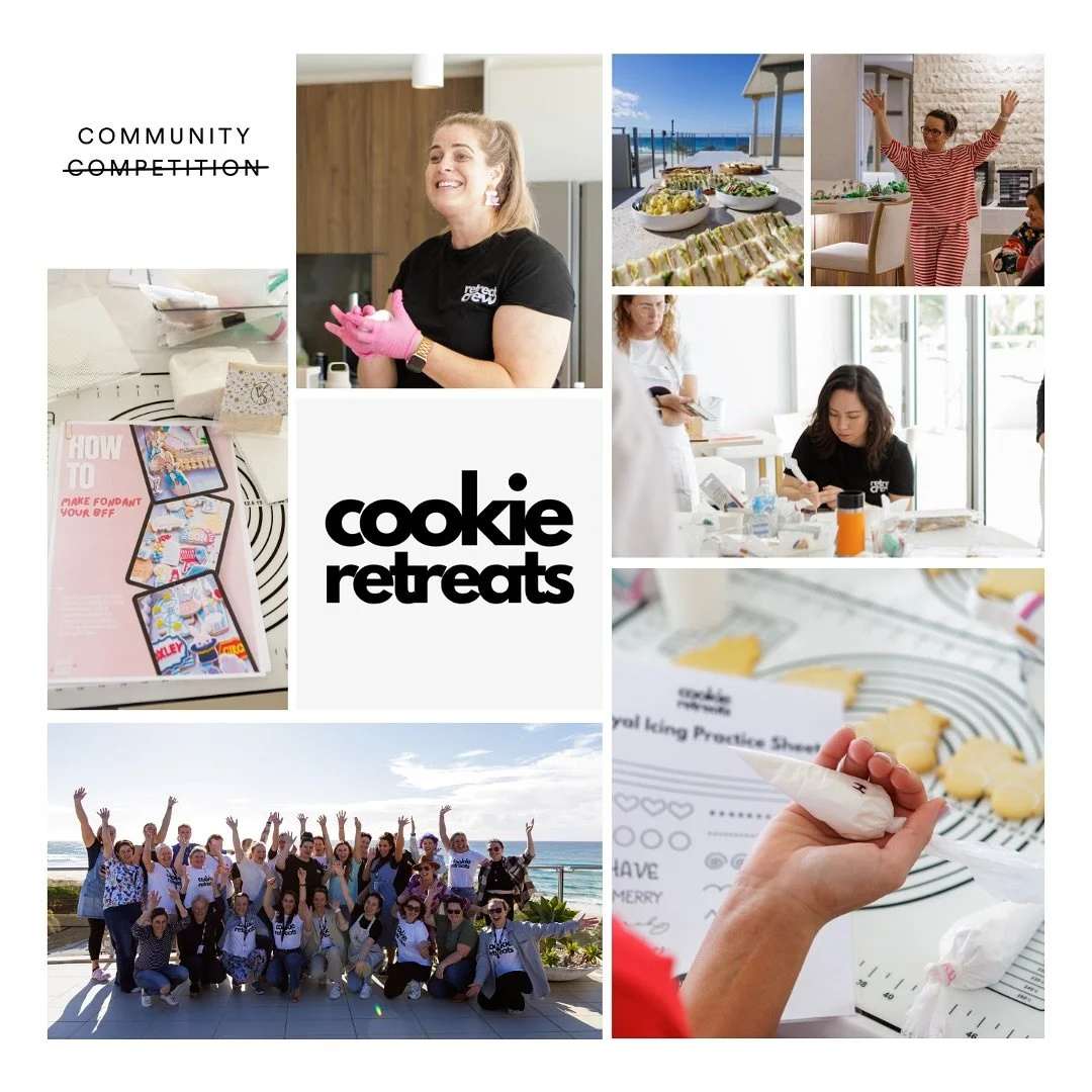 Who&rsquo;s looking forward to 2026 Cookie Retreats?

100% Cookie Retreats #fondantcookies #royalicingcookies #cookiedecorating #grateful #cookieretreats #cookiepackaging #plusmore