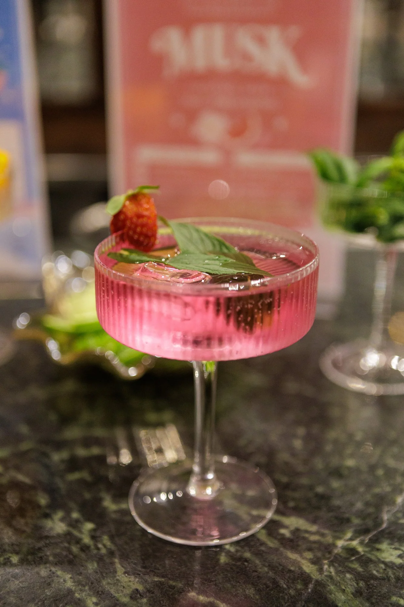 Welcome cocktail on the first night of the meloo Cupcake Retreat