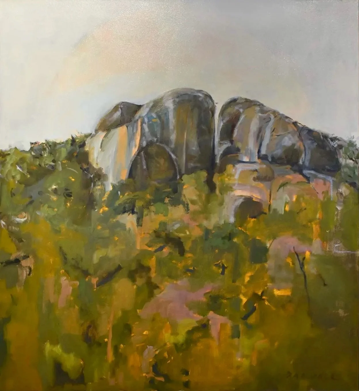 New in the gallery ✨

JO DARVALL
Rock Face &ndash; Landscape A
Oil on canvas | 120 &times; 120 cm

Now available to view at Linton &amp; Kay, West Perth. 

#australianartist #landscapeartist #oilpainting #contemporaryart #perthinteriors
