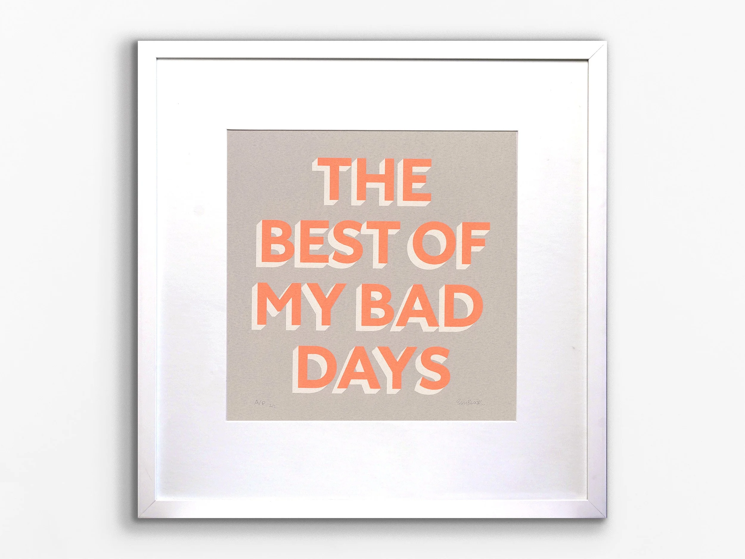 The Best of My Bad Days, 2020