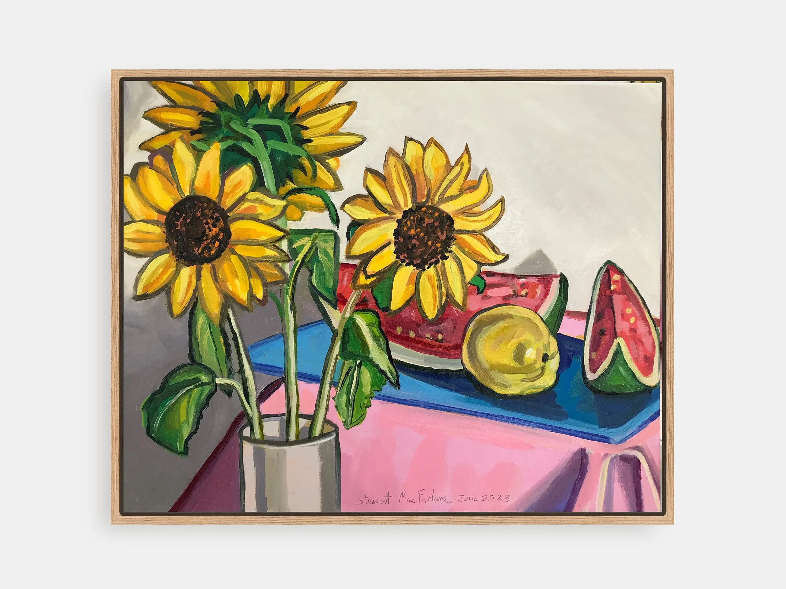 Sunflowers, Quince Watermelon, 2023