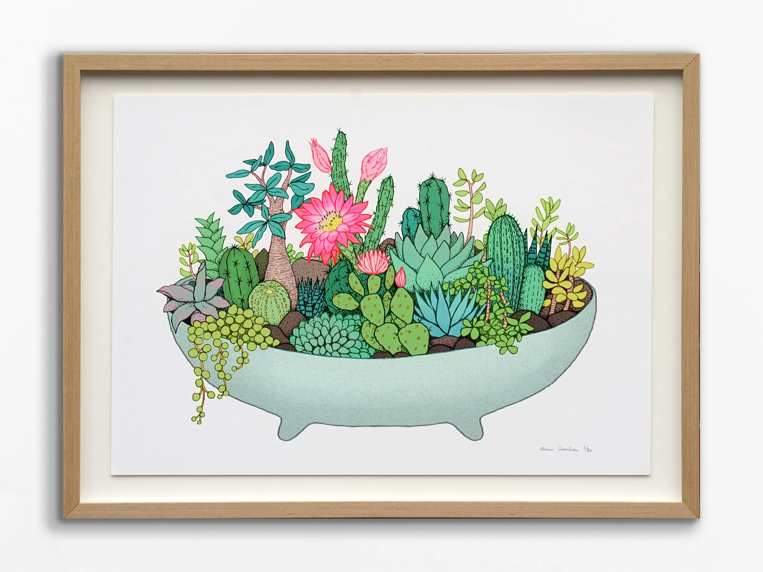 Summer Cactus Pot