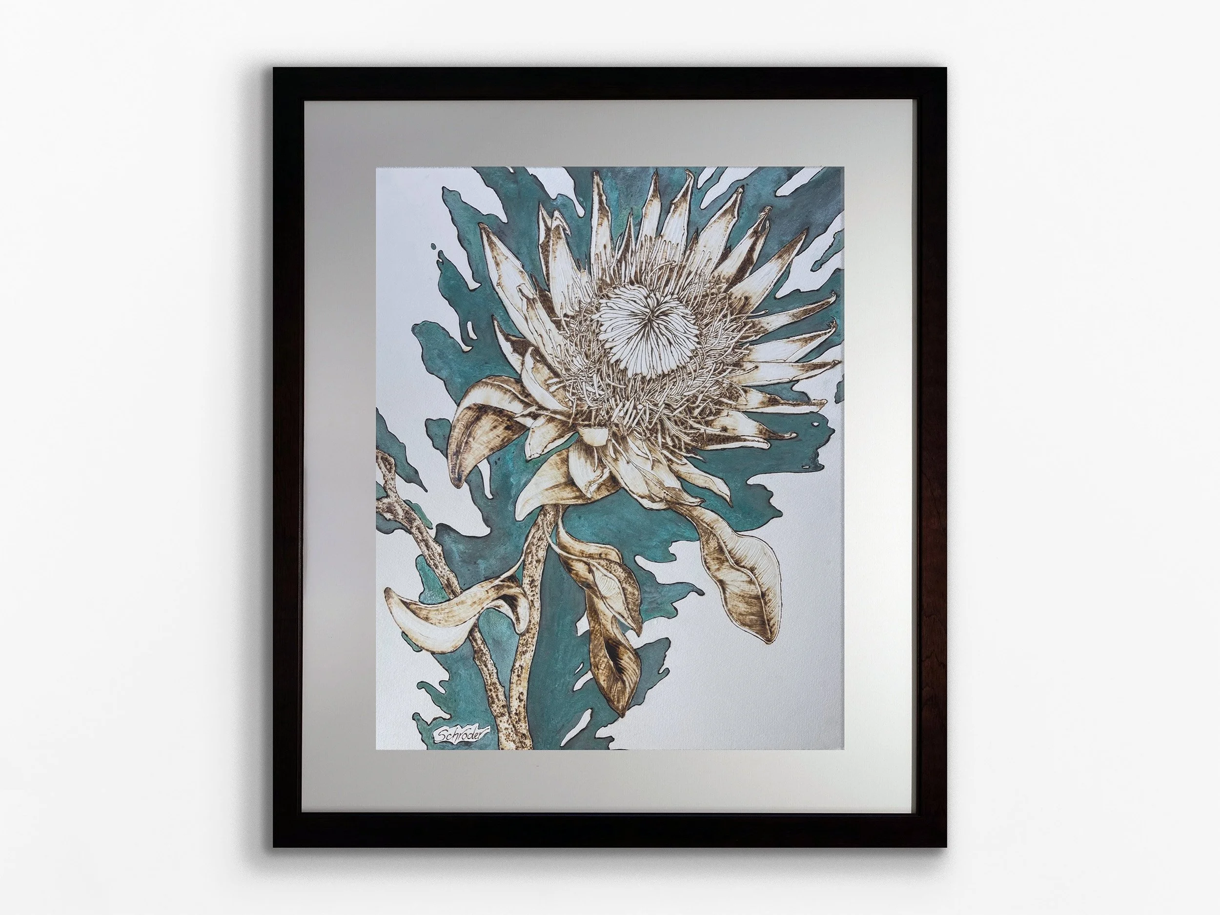 Protea with Verdigris, 2023