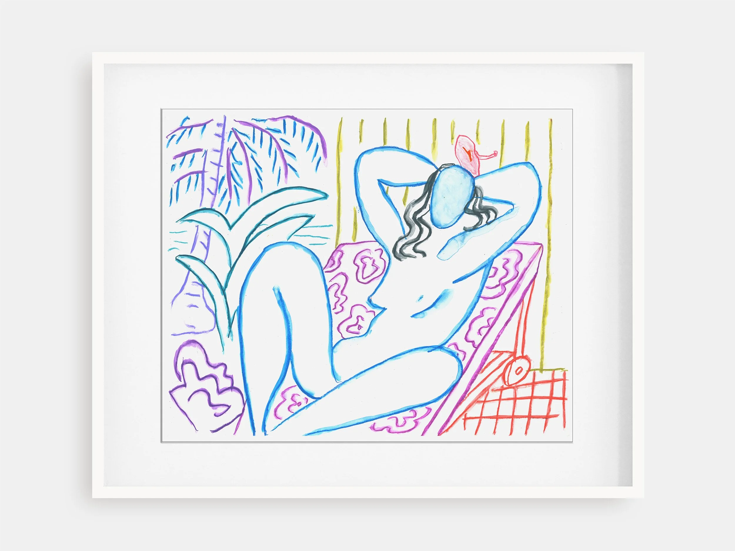 Aquamarine Nude, 2017