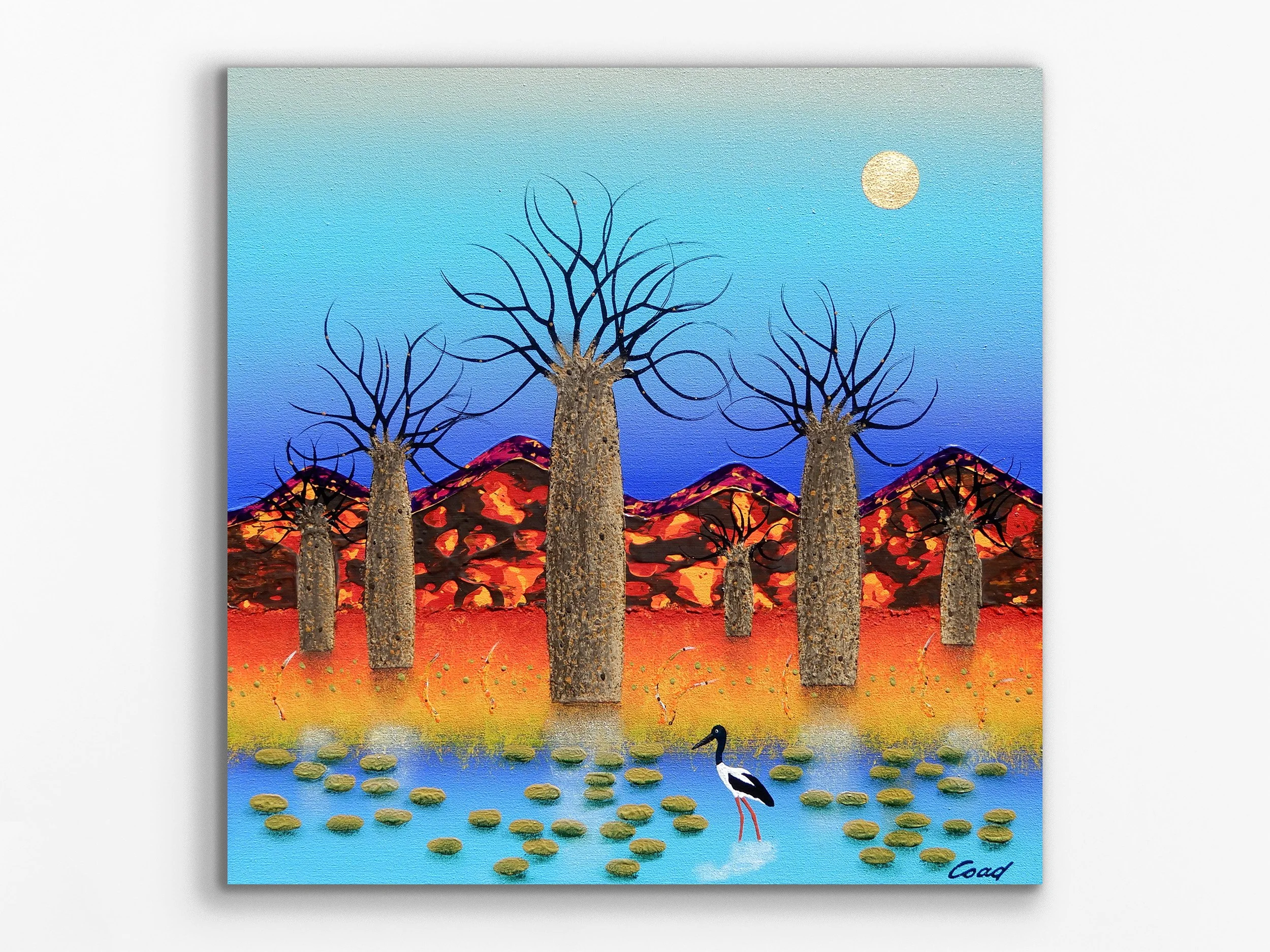 Study for Billabong with Jabiru, 2025