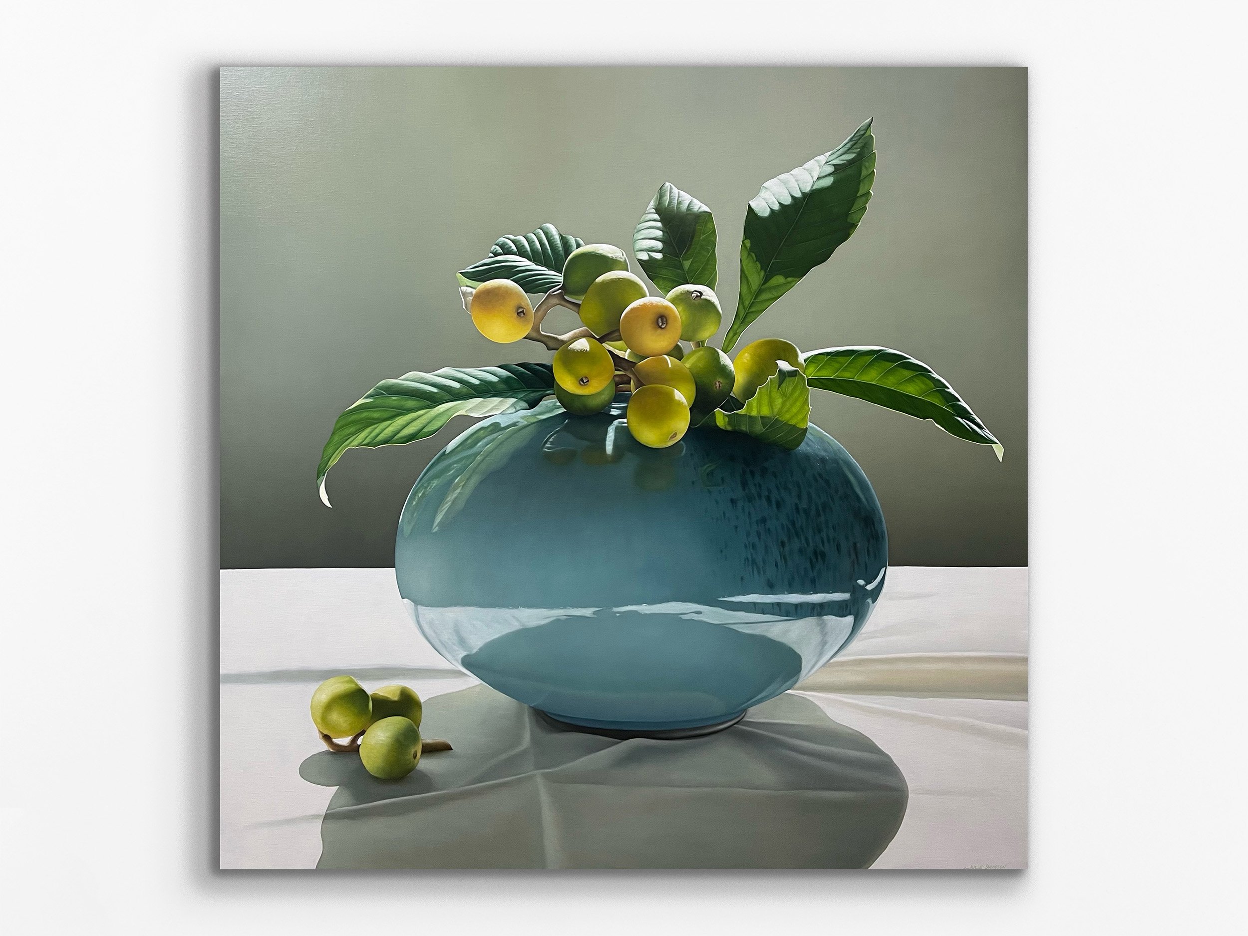 Locquats in Blue Bowl, 2022