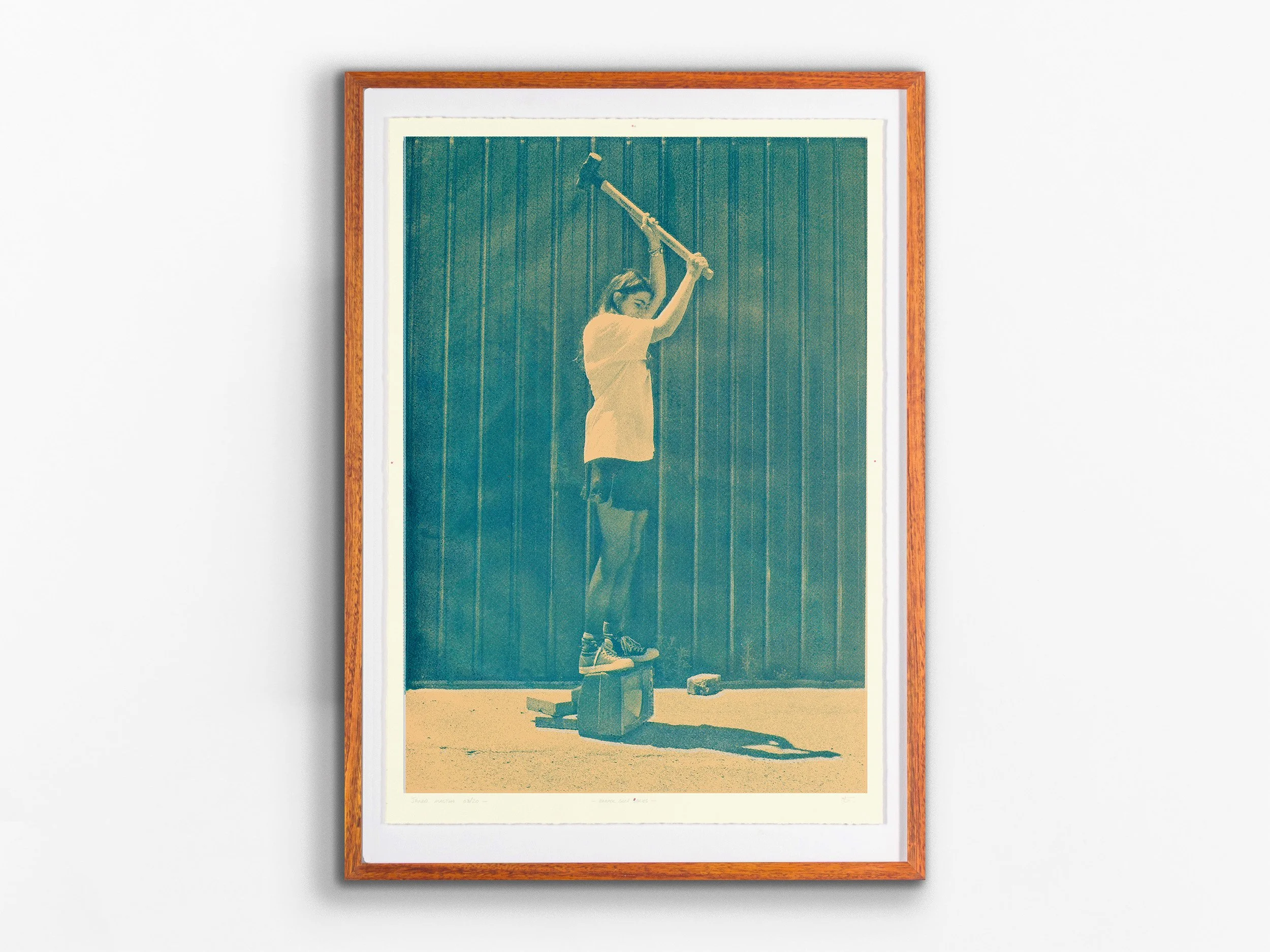 Hammer Drop Series Bottle Green & Yellow, 2025