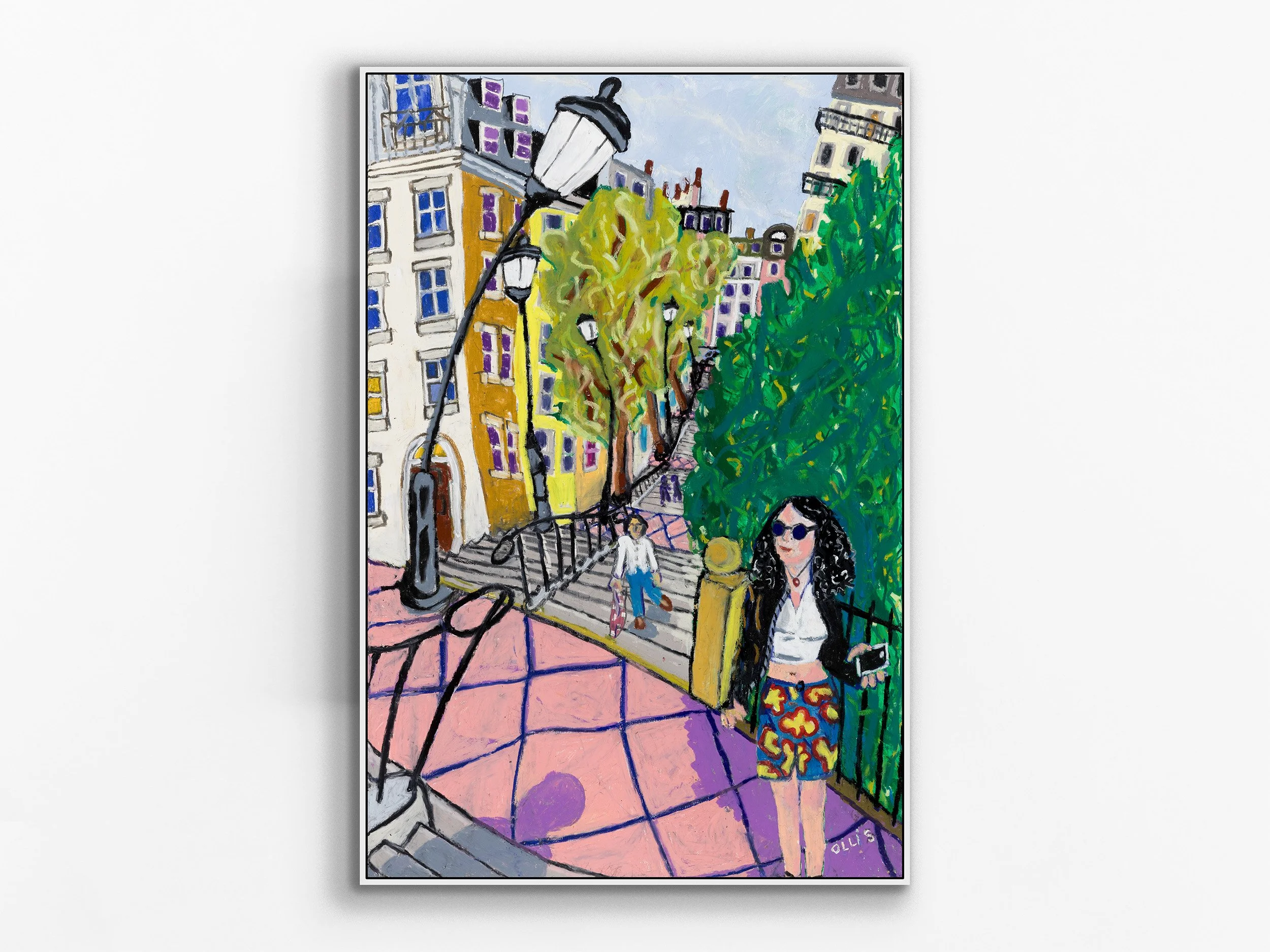 Girl on Montmartre steps