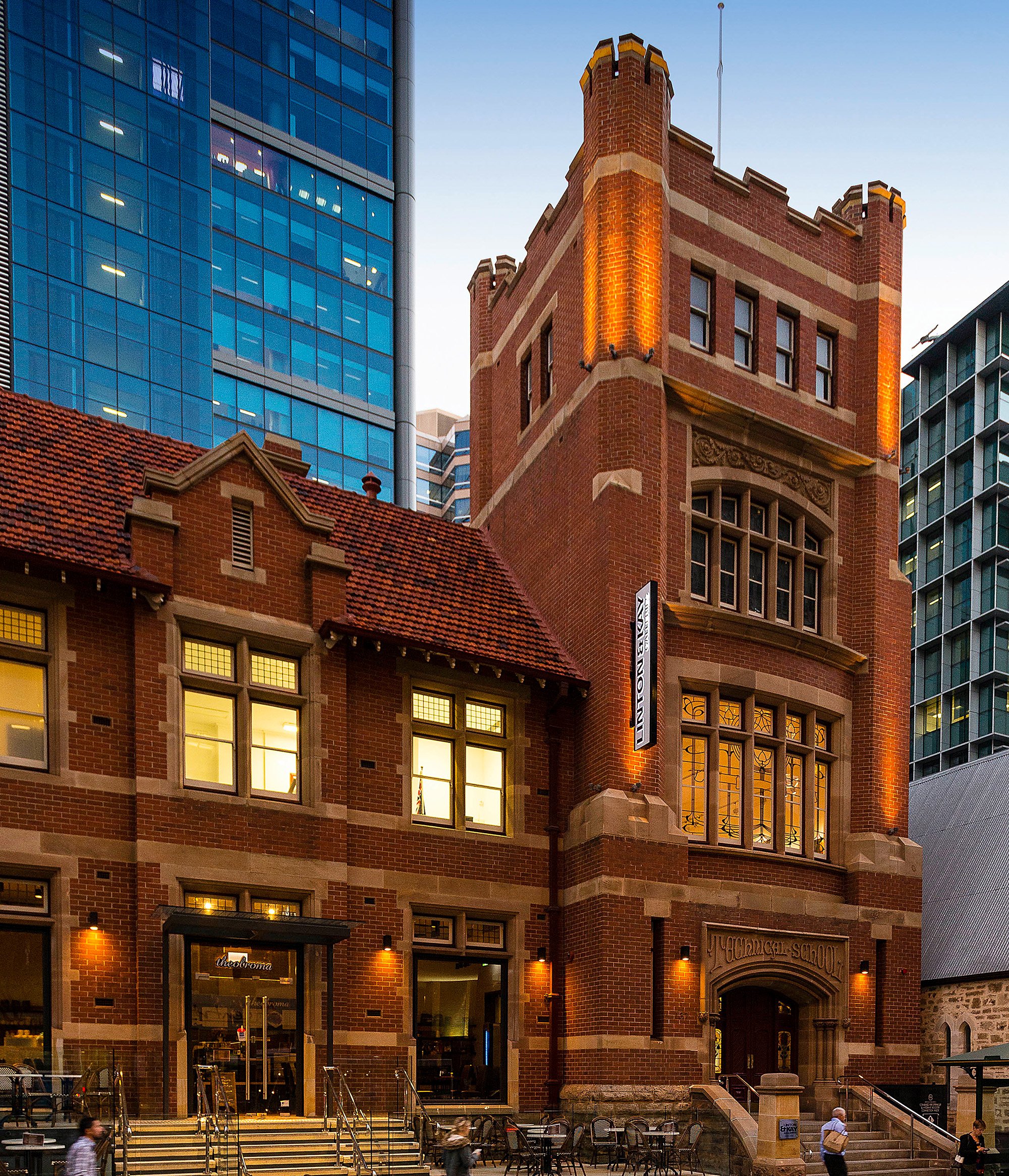 Image: Former gallery space within the Brookfield Place redevelopment on St. Georges Terrace, Perth.