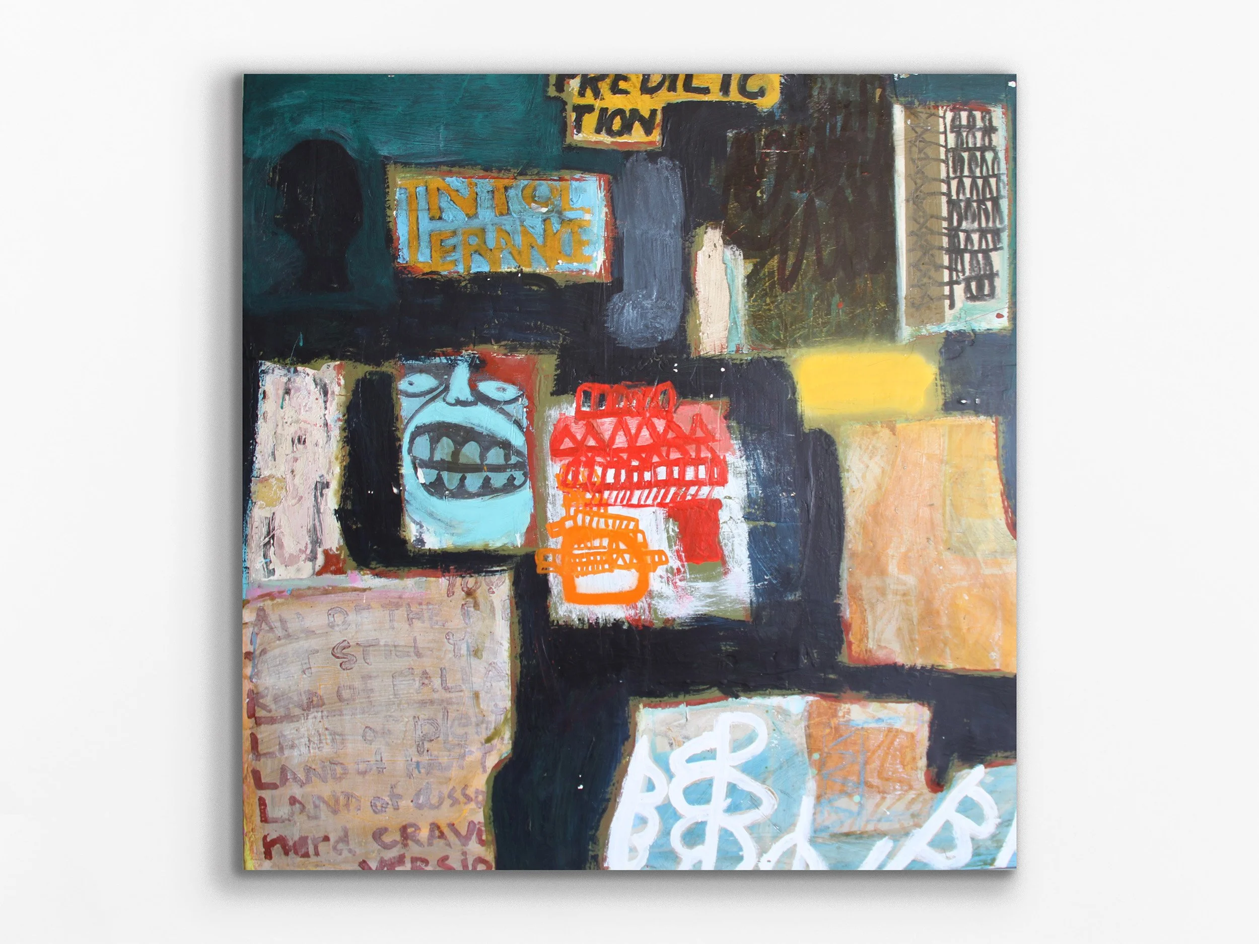 Bitumen Night Time back Streets, 2024