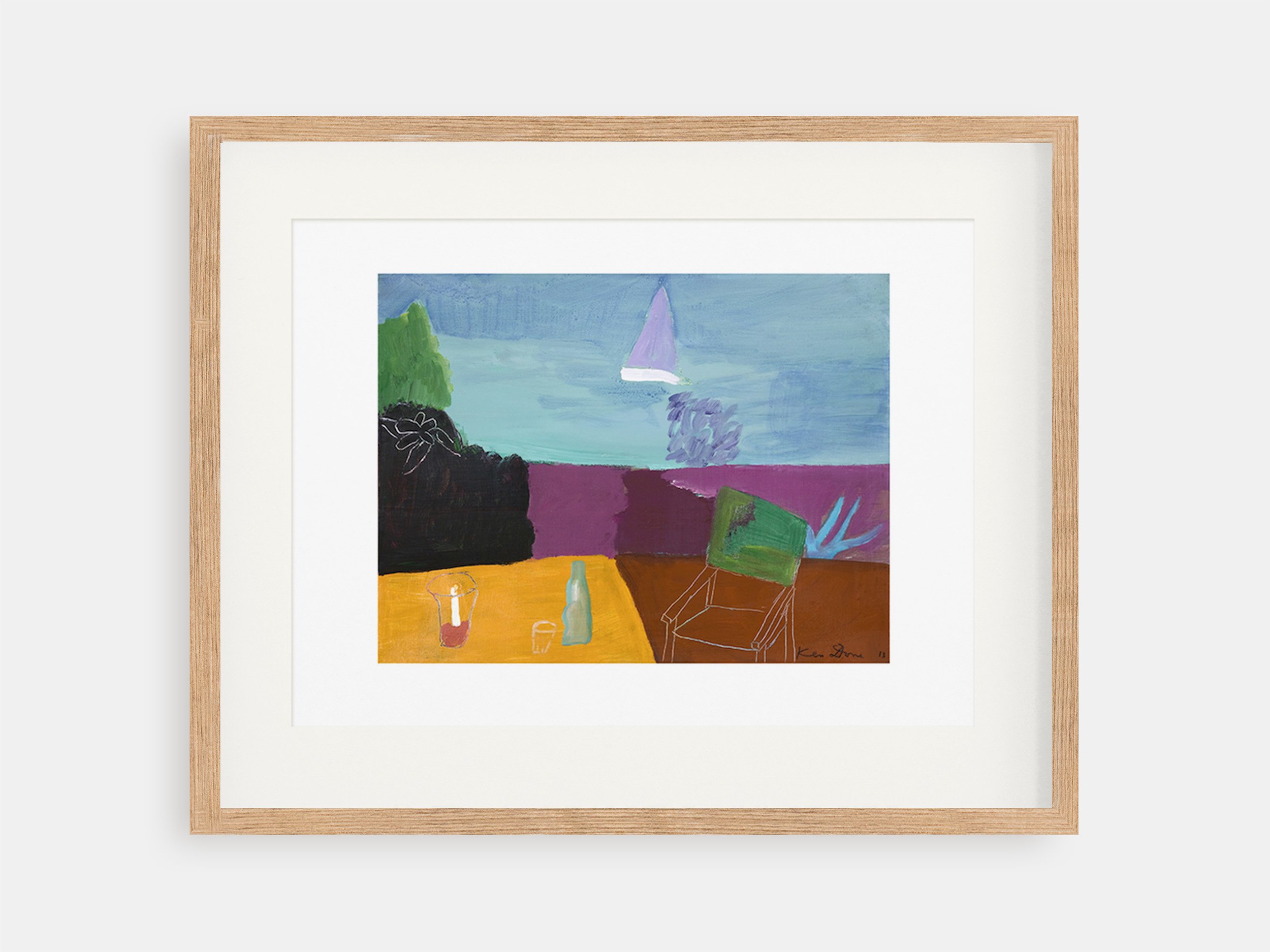 Lilac Sailboat, 2013