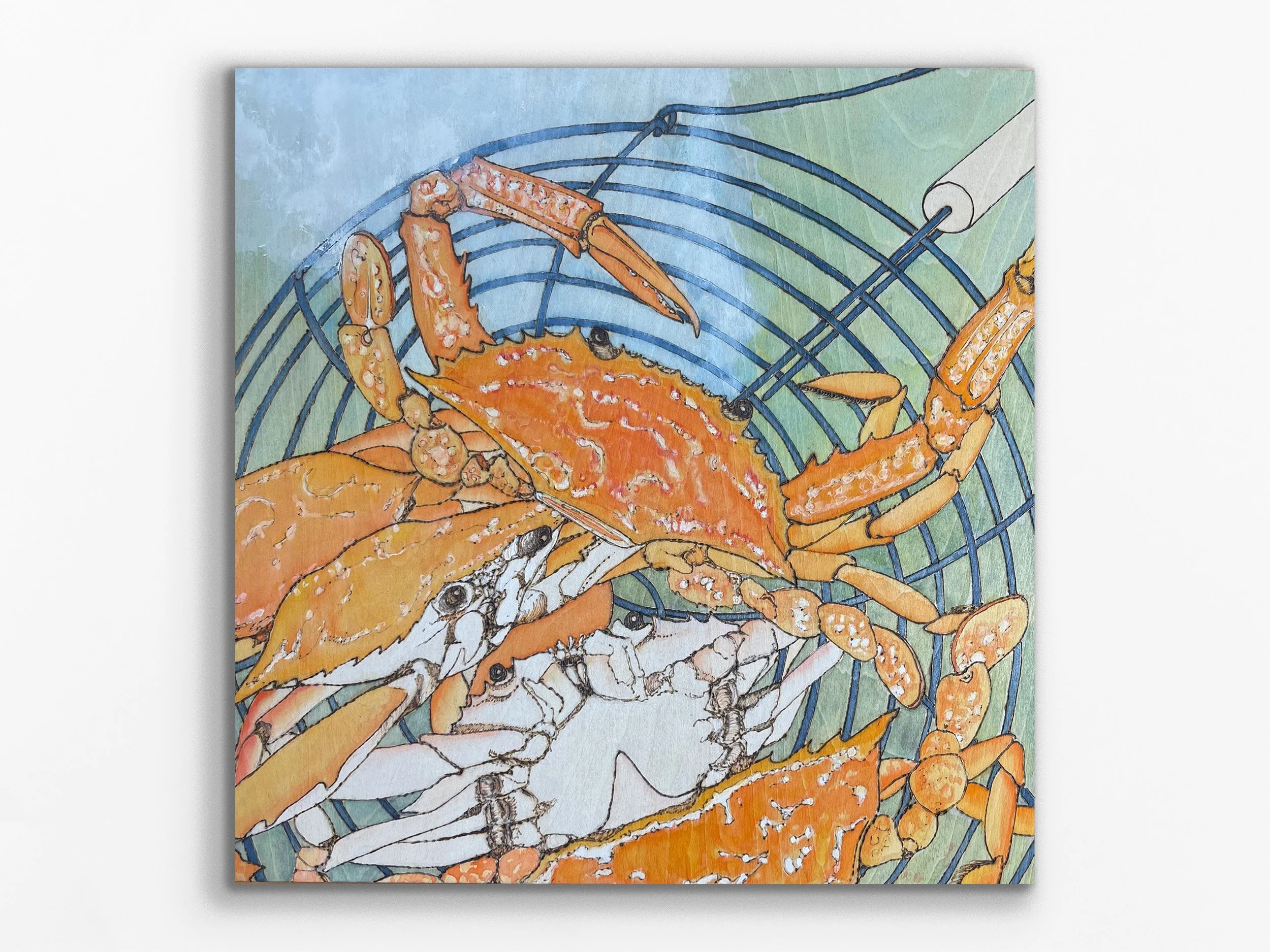 Scooped Swimmers on Panel 2, 2024