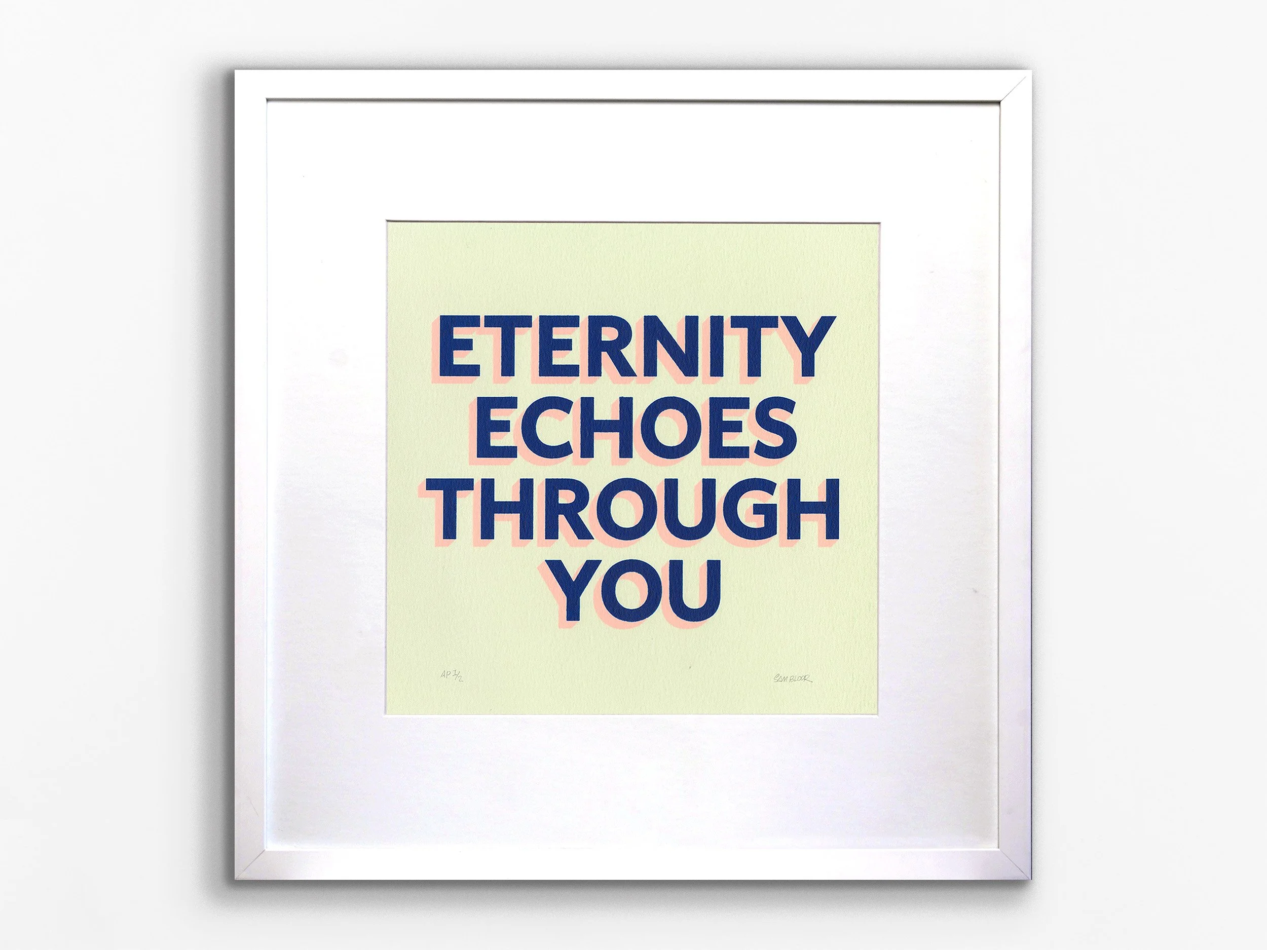 Eternity Echoes Through You, 2020