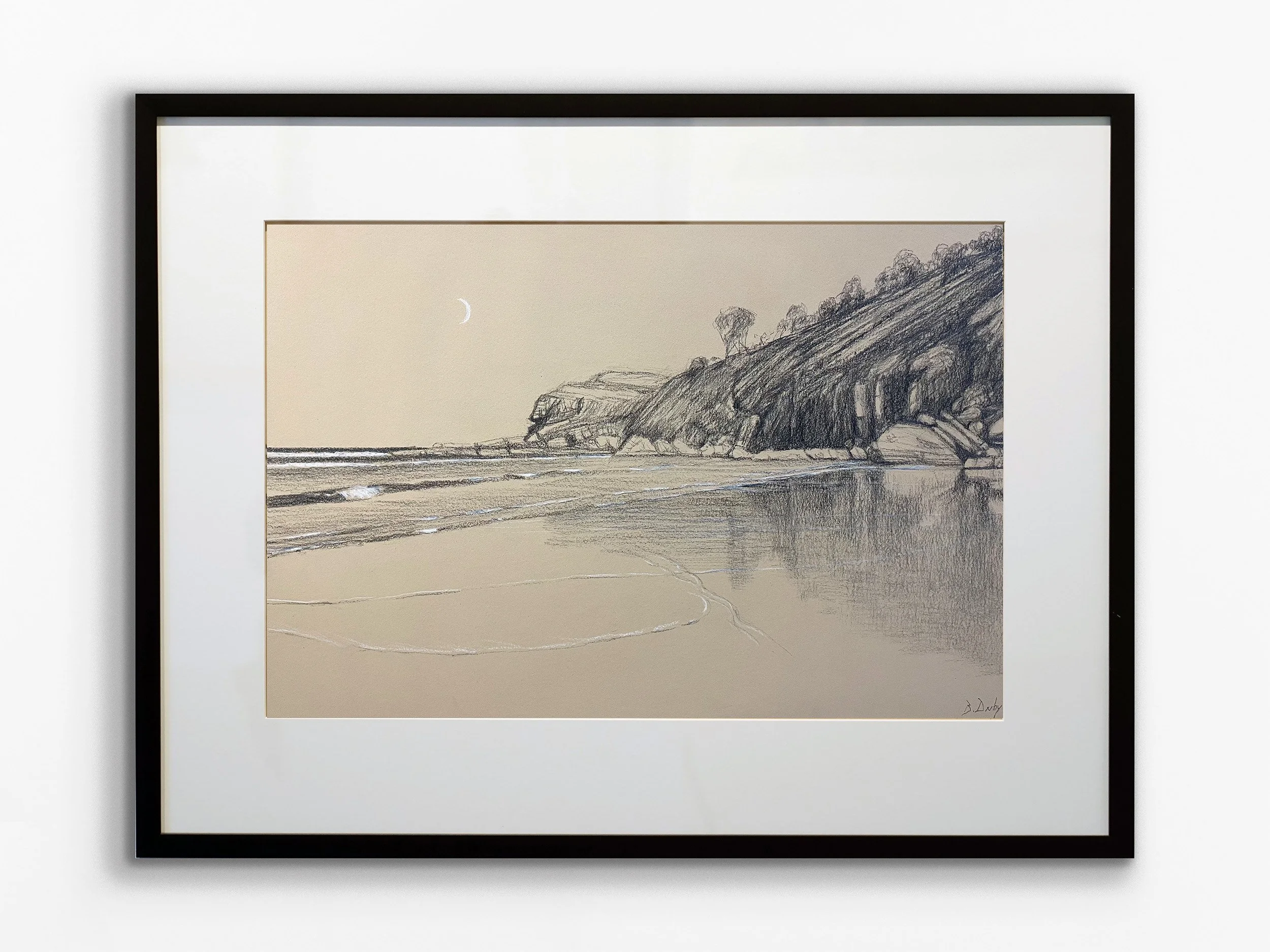 Caves Beach - Drawing, 2023