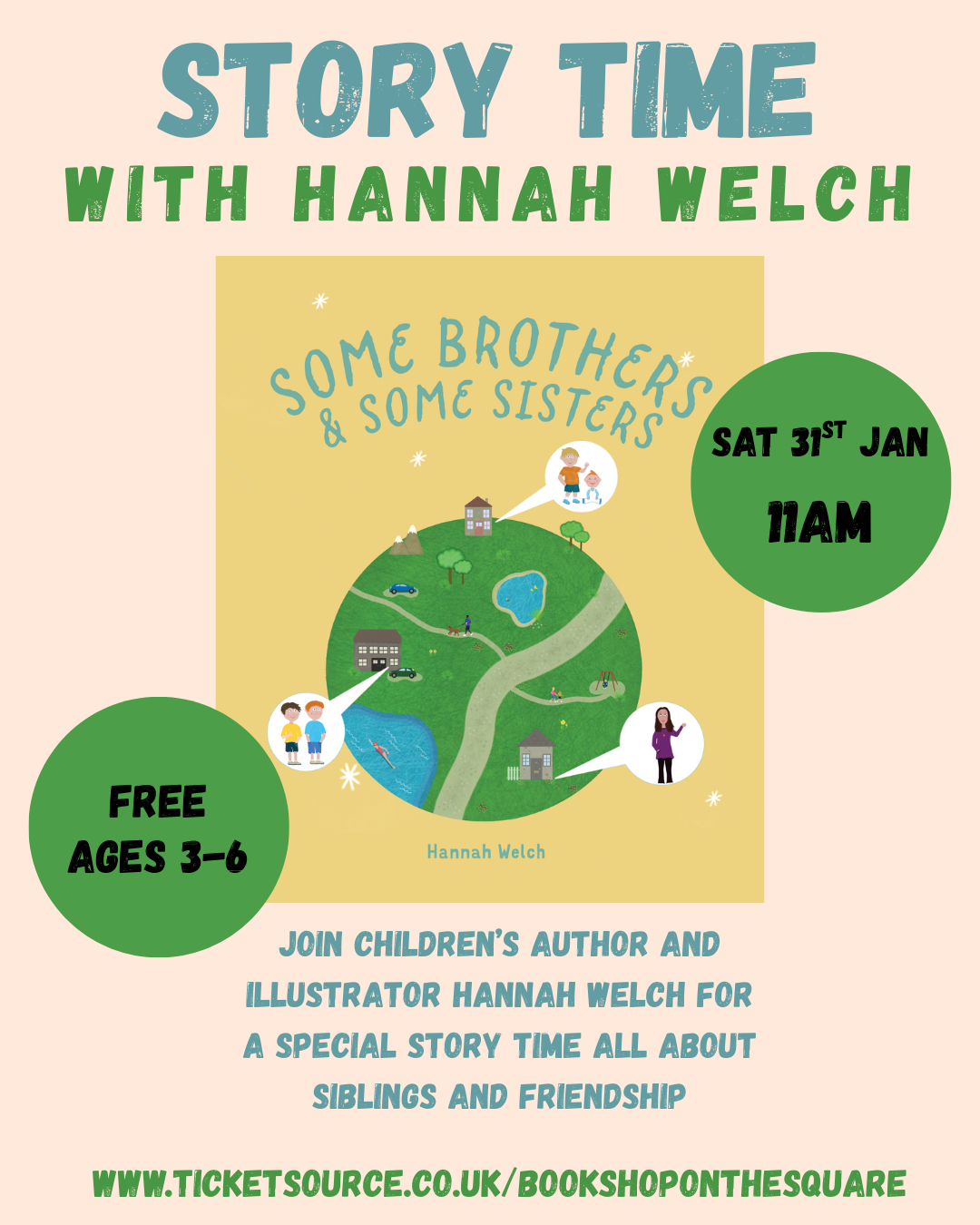 Some Brothers &amp; Some Sisters Story Time with Hannah Welch