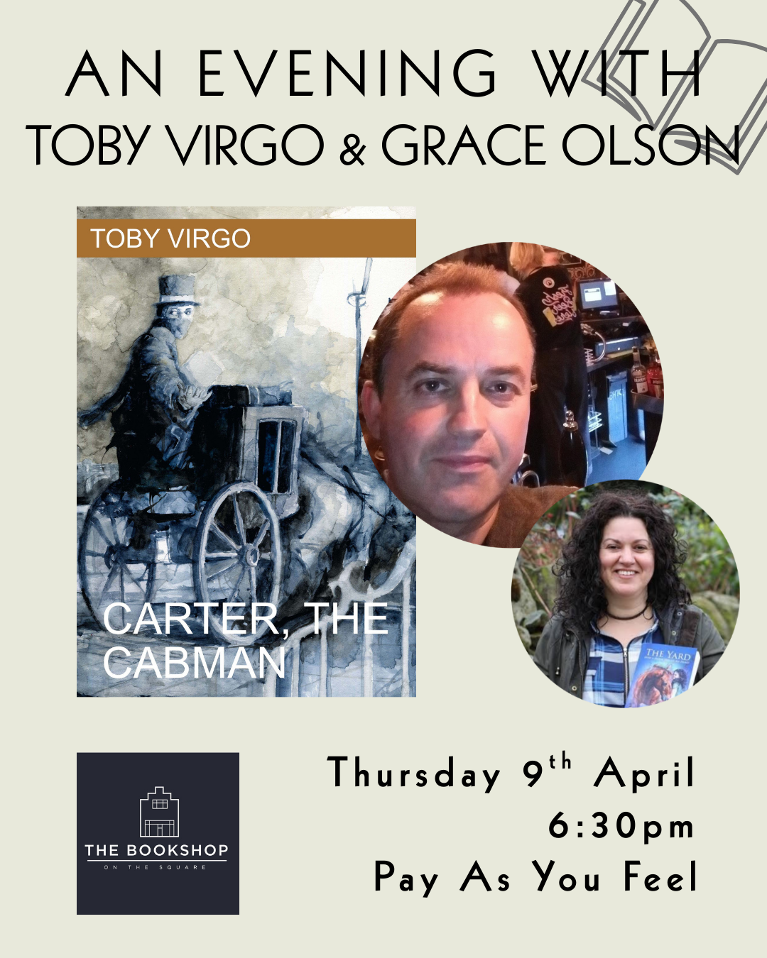 An Evening with Toby Virgo and Grace Olson