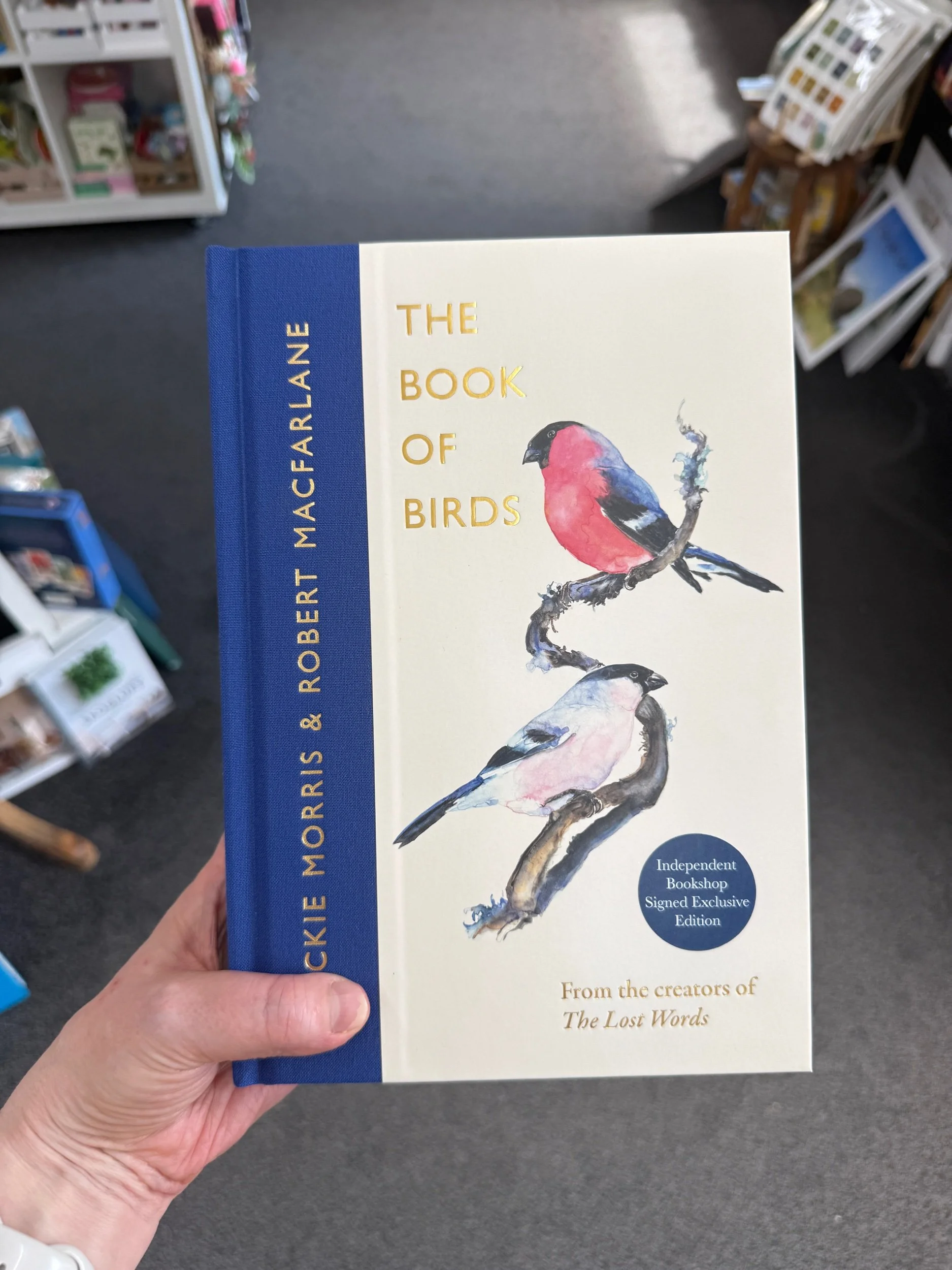 The Book of Birds by Jackie Morris & Robert Macfarlane - Independent Bookshop Signed Edition