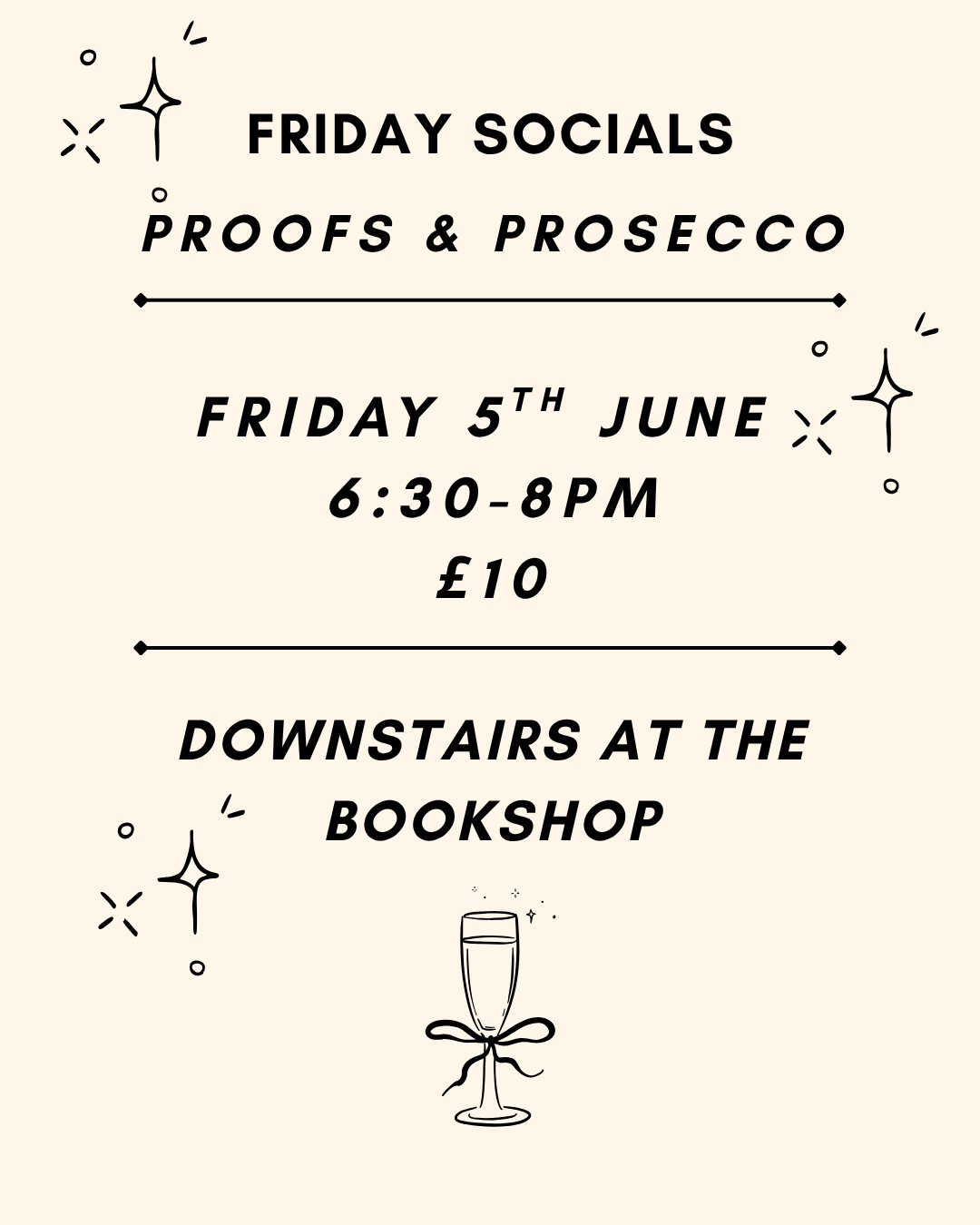 Friday Social: Proofs &amp; Prosecco